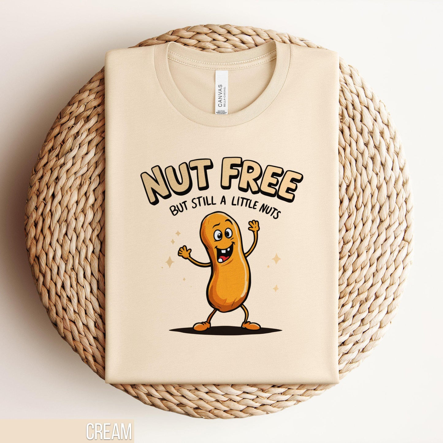 Fun Nut Free T Shirt Allergy Awareness T Shirt Quirky Food Allergy Tee Humorous Nut Free Design Perfect Gift for Allergy Sufferers Graphic Tee – Cozy Vibes · Great Gift For Fans