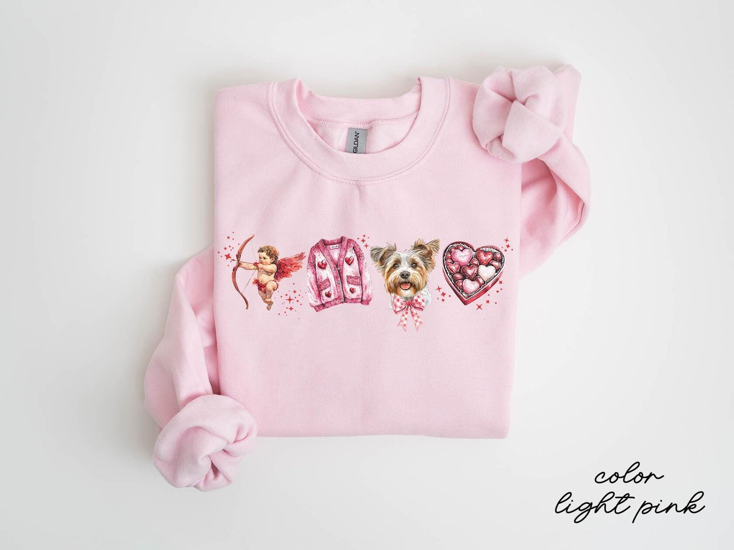 Biewer Terrier Dog Valentine39s Day Sweatshirt Biewer Terrier Dog Valentine39s Day Gifts Crewneck Shirt Women Sweatshirt – Easygoing Wear · Trending Graphic Apparel