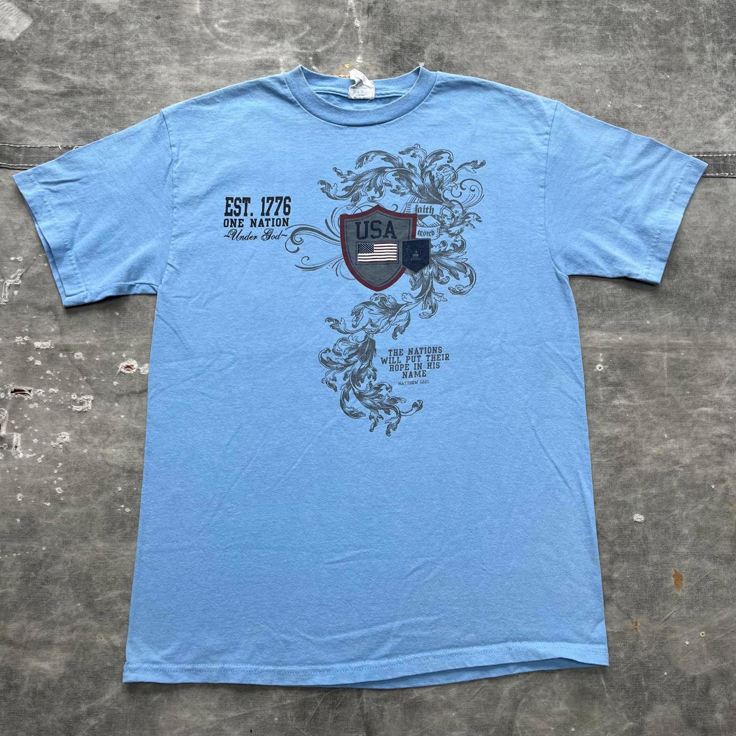 Vintage Y2K USA God Jesus Affliction Style Grunge Shirt Graphic Tee – Warm & Stylish · Top Pick For Any Outfit