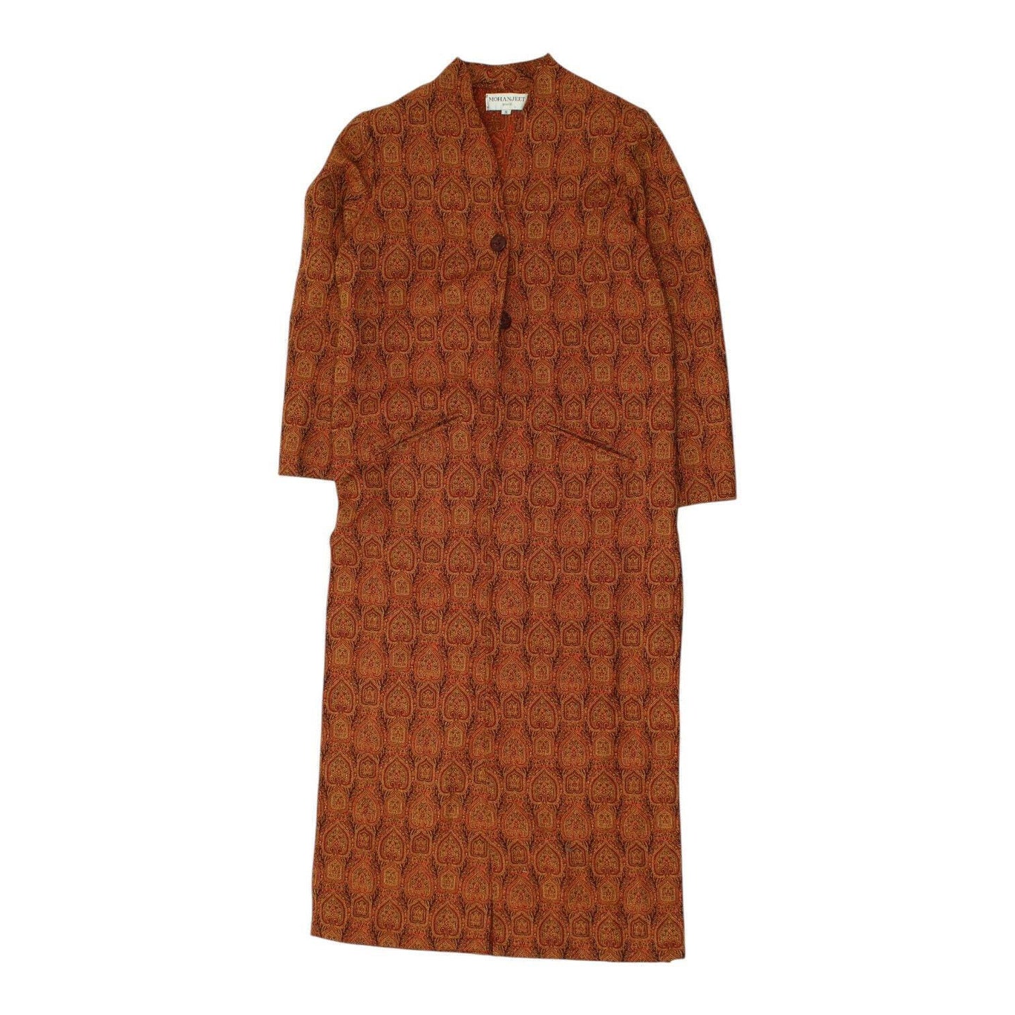 Mohanjeet Womens Orange Long Wool Kurti Designer Traditional Indian Tunic Graphic Tee – Fan Favorite · Trending Graphic Apparel