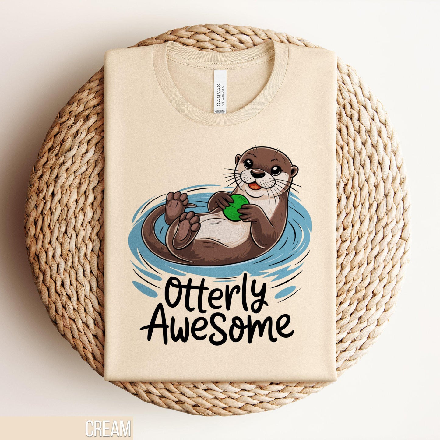 Funny Otter T Shirt Cute Otterly Awesome Shirt Otter Graphic Tee Animal Lover Gift Cool Otter Shirt Unique Otter Fun T Shirt Bocce Tee Graphic Tee – Cozy Vibes · Great Gift For Fans