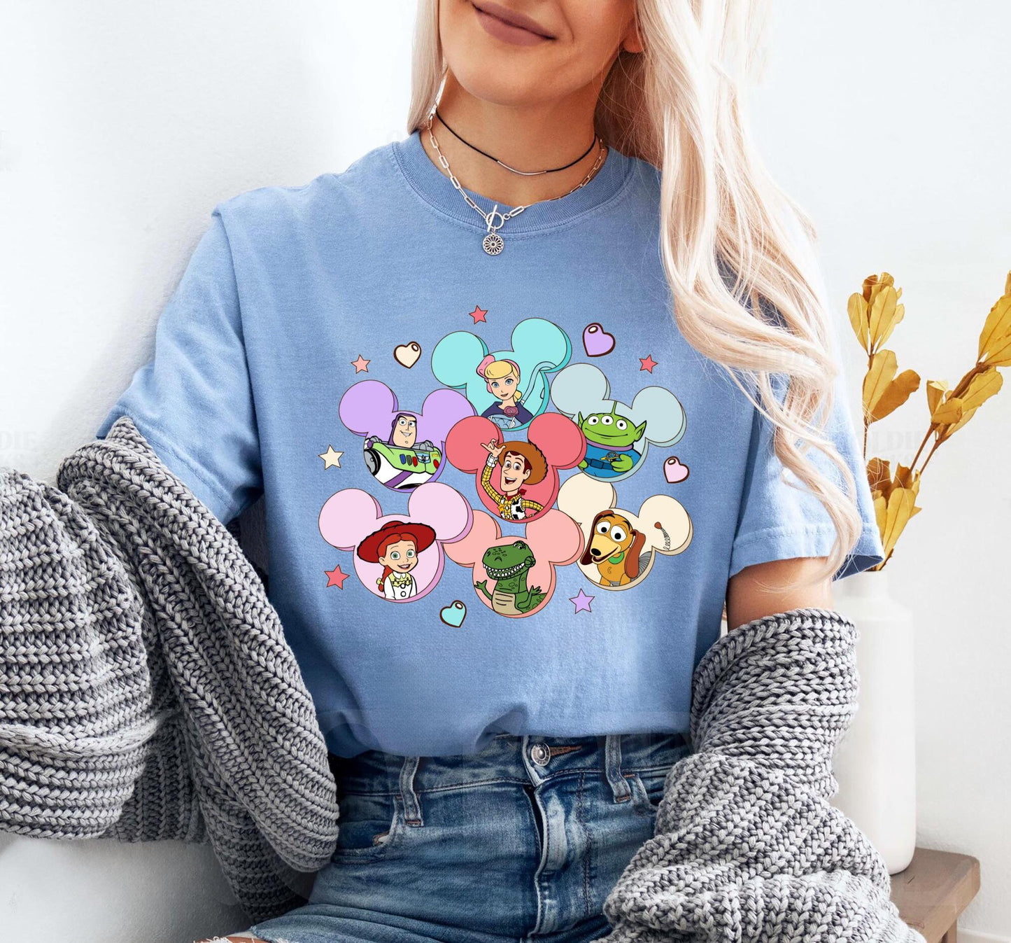 Valentine Toy Story T Shirt Valentine Disney Characters Pink Sweatshirt Valentine39s Day Shirt Disney Matching Shirt Happy Valentine Tee Sweatshirt – Aesthetic Look · Great Gift For Fans