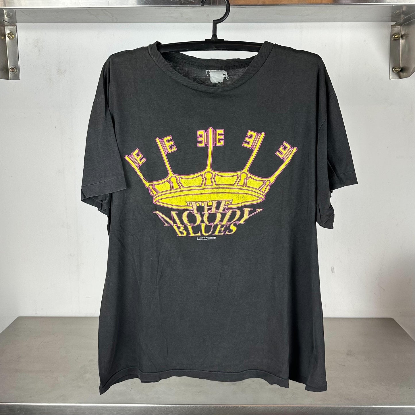 Vintage 1991 The Moody Blues Tour of the Kingdoms Rock Band Promo single stitch T shirt Vintage Band Tshirts Vintage Band Tees Graphic Tee – Feel-Good Design · Top Pick For Any Outfit