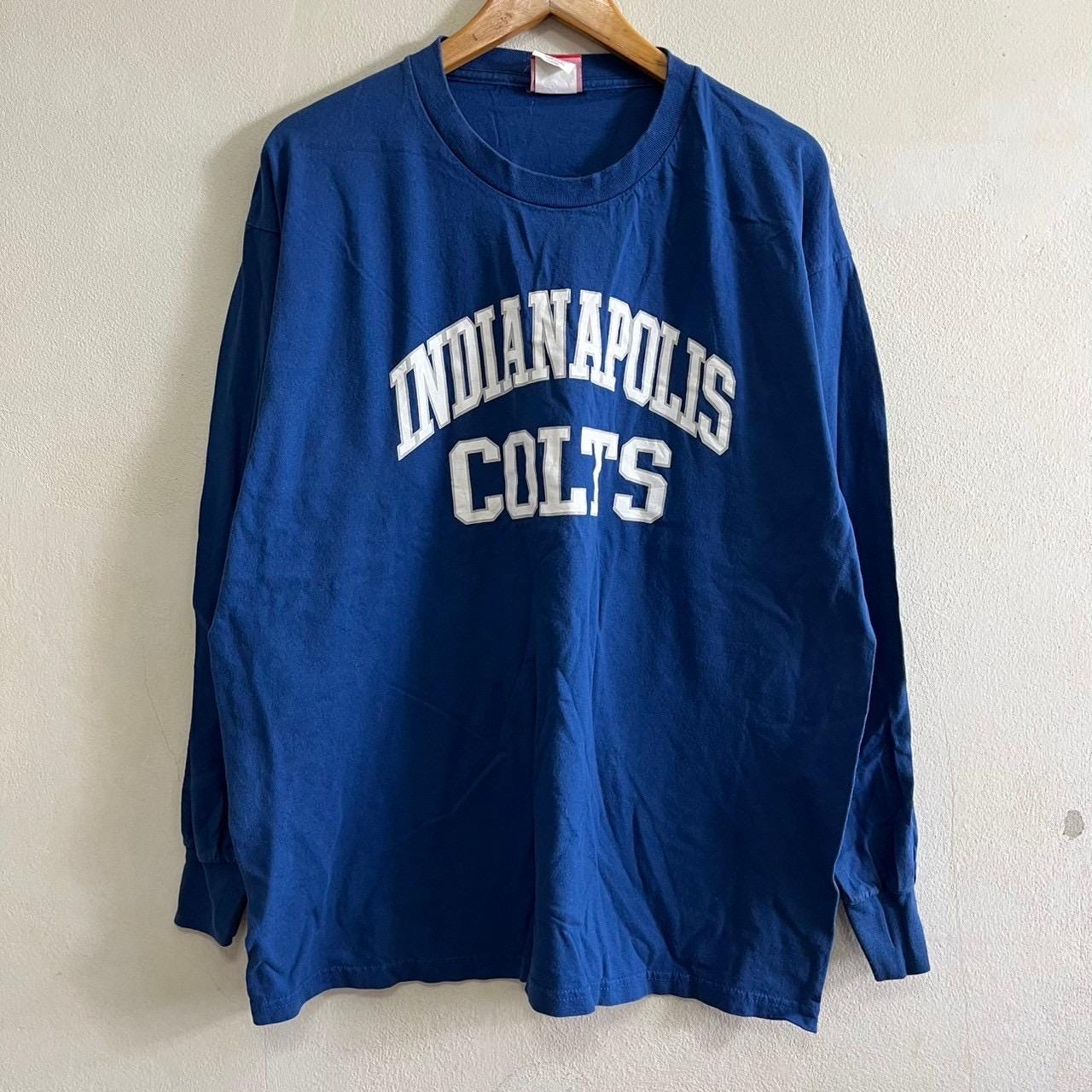 Vintage Indianapolis Colts Longsleeve shirt Graphic Tee – Easygoing Wear · High-Quality Print