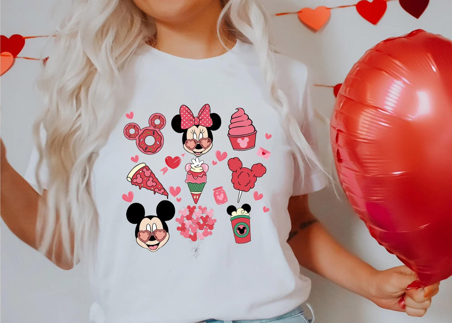 Disneyland Minnie T Shirt Disneyland Valentines Sweater Mickey And Friends Valentine Shirt Valentines Day Tee Graphic Tee – Bold Style · Must-Have Style