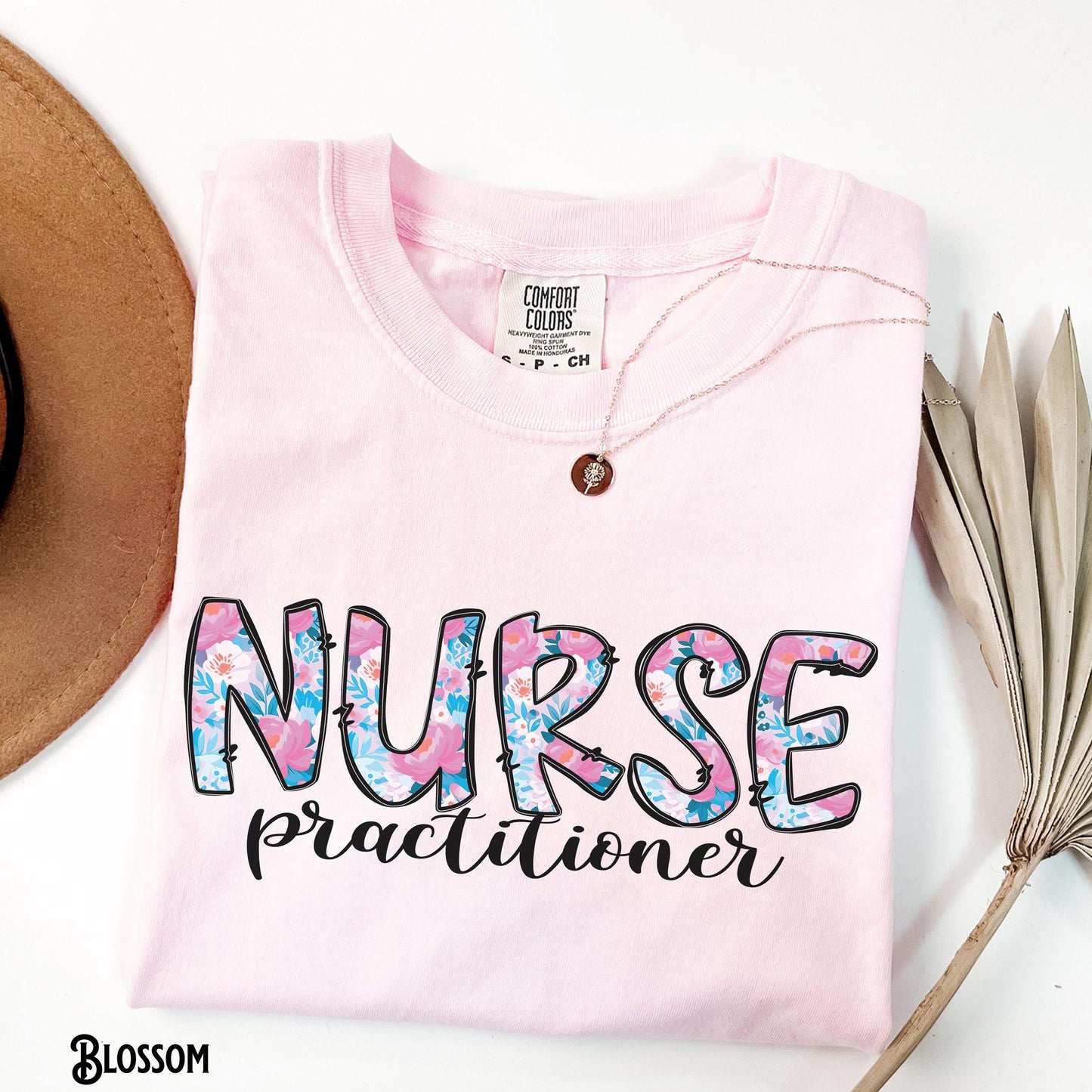 Nurse Practitioner T Shirt Floral Flowers Floral Women39s NP Tee Girly Emergency ICU Nursing Graduation Gift for NP Graphic Tee – Feel-Good Design · High-Quality Print