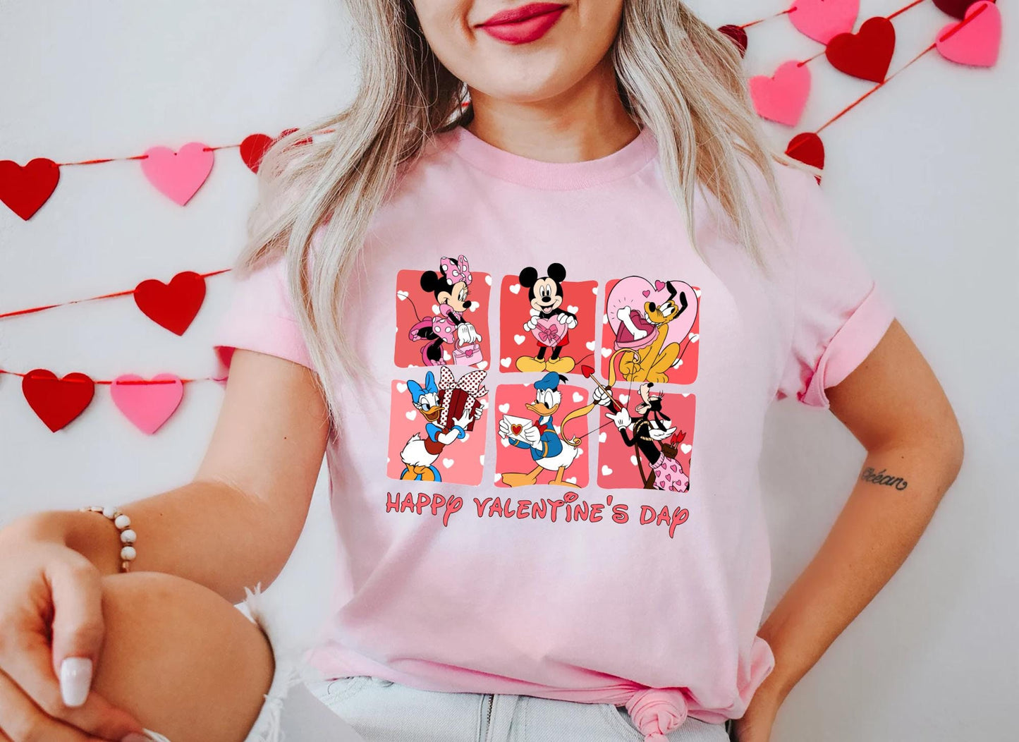Disney Valentines Day T Shirt Valentines Day T Shirt Mickey and Friend Valentine Shirt Disney World Valentines Day Shirt Graphic Tee – Everyday Comfort · High-Quality Print