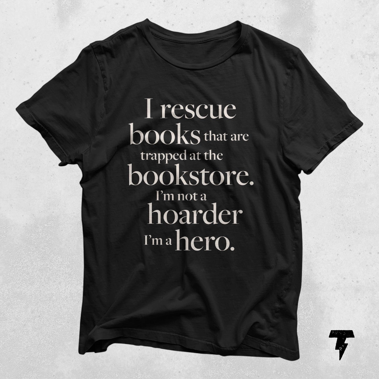 Book Lover Shirt Gift For Bookworms I Rescue Books Shirt Booksellers Gift Literary T Shirt Book Lover Gift Reader Tee Librarian Shirt Graphic Tee – Aesthetic Look · High-Quality Print