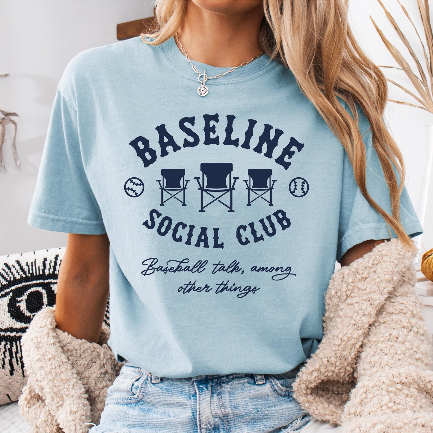 Baseball Shirt Baseball Dad Shirt Baseball Mom Baseball Coach Coaches Gift Baseball Gifts Baseline Social Club Funny Baseball Shirt Graphic Tee – Warm & Stylish · Great Gift For Fans