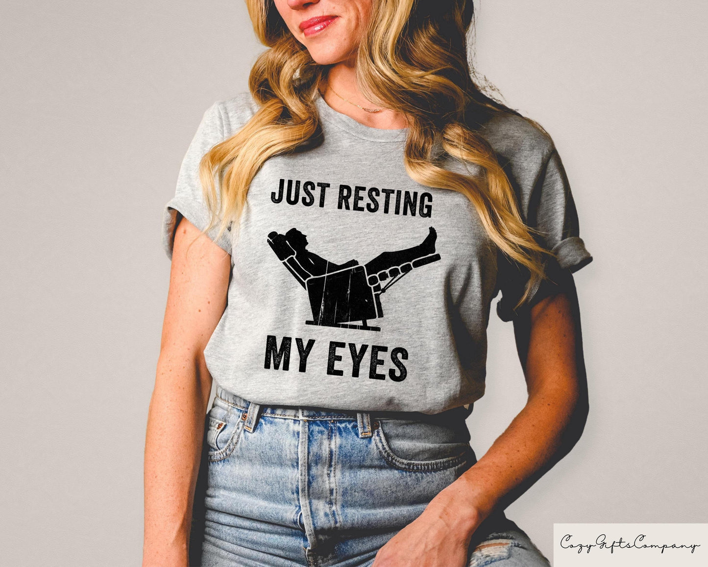 Just Resting My Eyes T shirt Sarcastic Dad39s Sweatshirt Funny Men Graphic Tee Sweater Funny Father39s Day Gift Nap Champ Gift For Dad Sweatshirt – Cozy Vibes · High-Quality Print