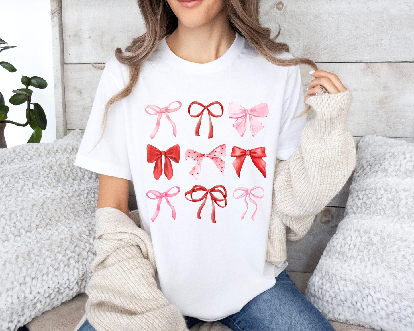 Coquette Pink Bow Sweatshirt For Women Cute Coquette Top Trendy Crewneck for Women Coquette Shirt Girly Shirt First Mothers Day Sweatshirt – Easygoing Wear · Trending Graphic Apparel