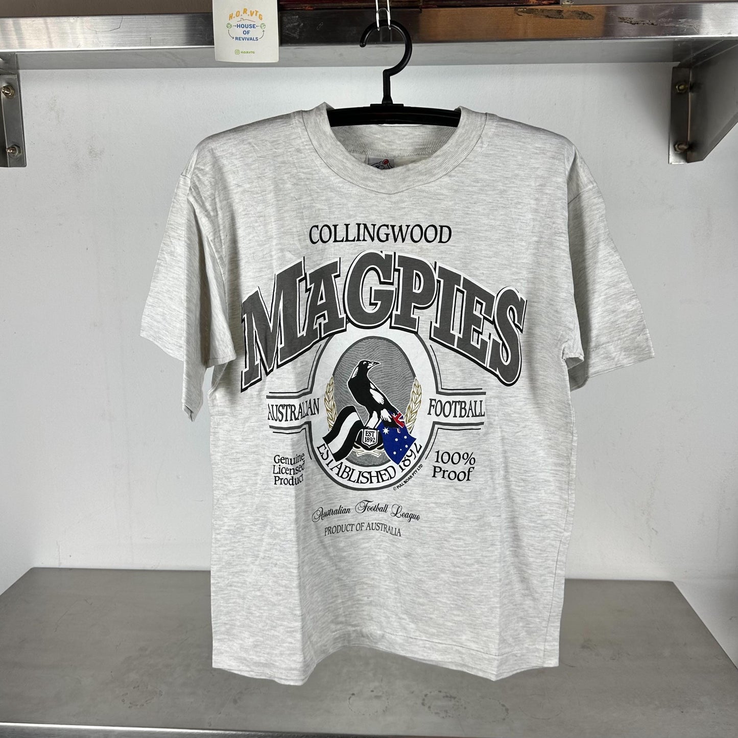 Vintage 90s Collingwood Magpies Australian Football AFL single stitch T shirt Vintage Football Tshirt Vintage Australian Football Tshirt Graphic Tee – Easygoing Wear · High-Quality Print