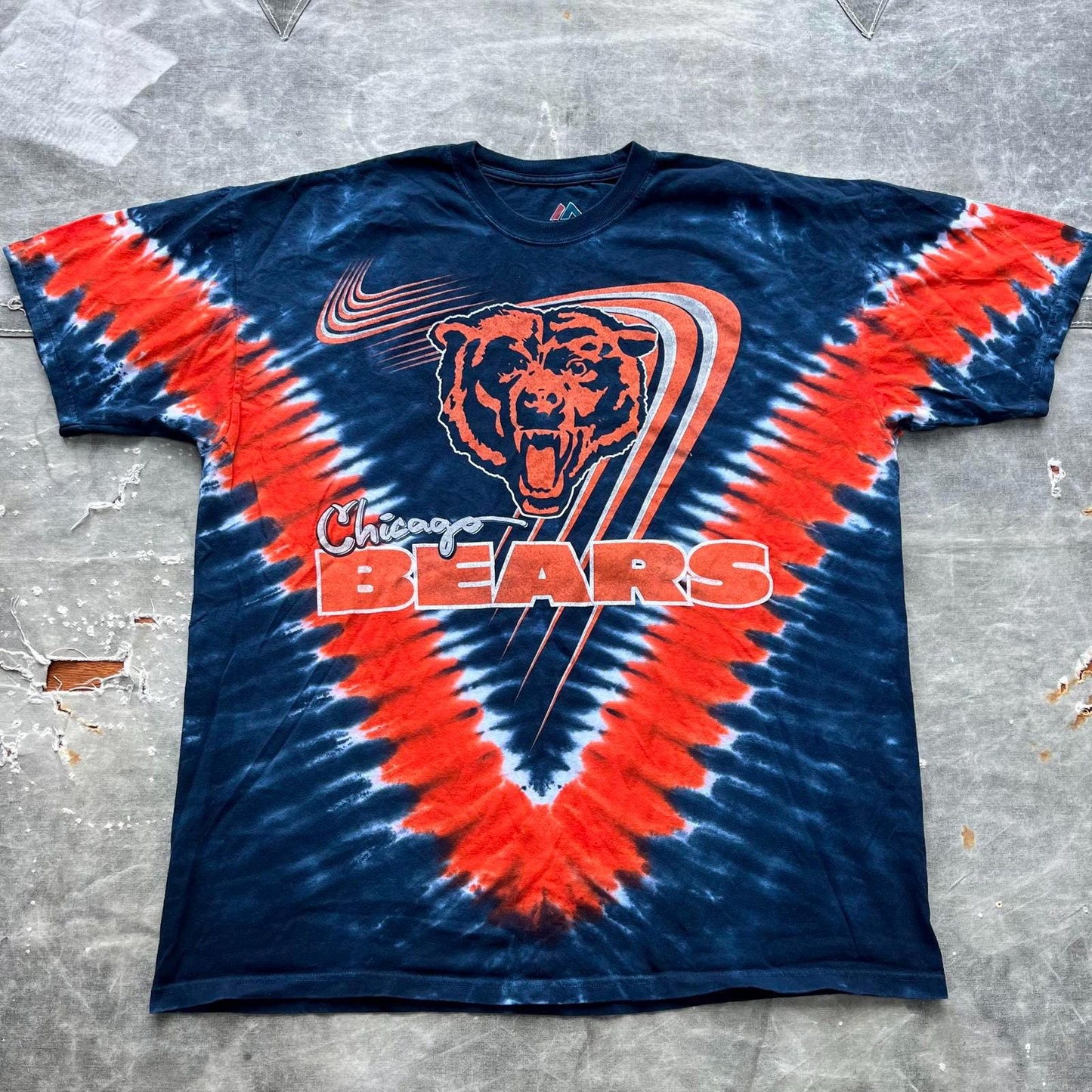 Vintage Y2K Liquid Blue Chicago Bears AOP Double Sided Shirt Graphic Tee – Easygoing Wear · High-Quality Print