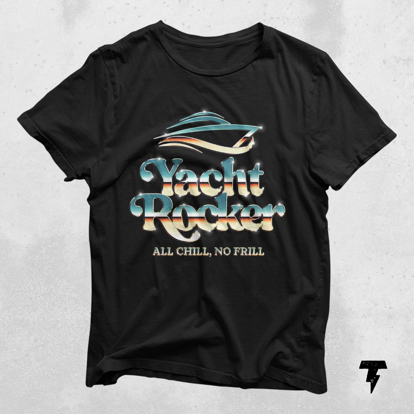 Yacht Rocker All Chill No Frill Relaxing Dad Tunes Dad Joke Shirt Musician Shirt for Men or Women Dad Music Graphic Tee – Aesthetic Look · Top Pick For Any Outfit