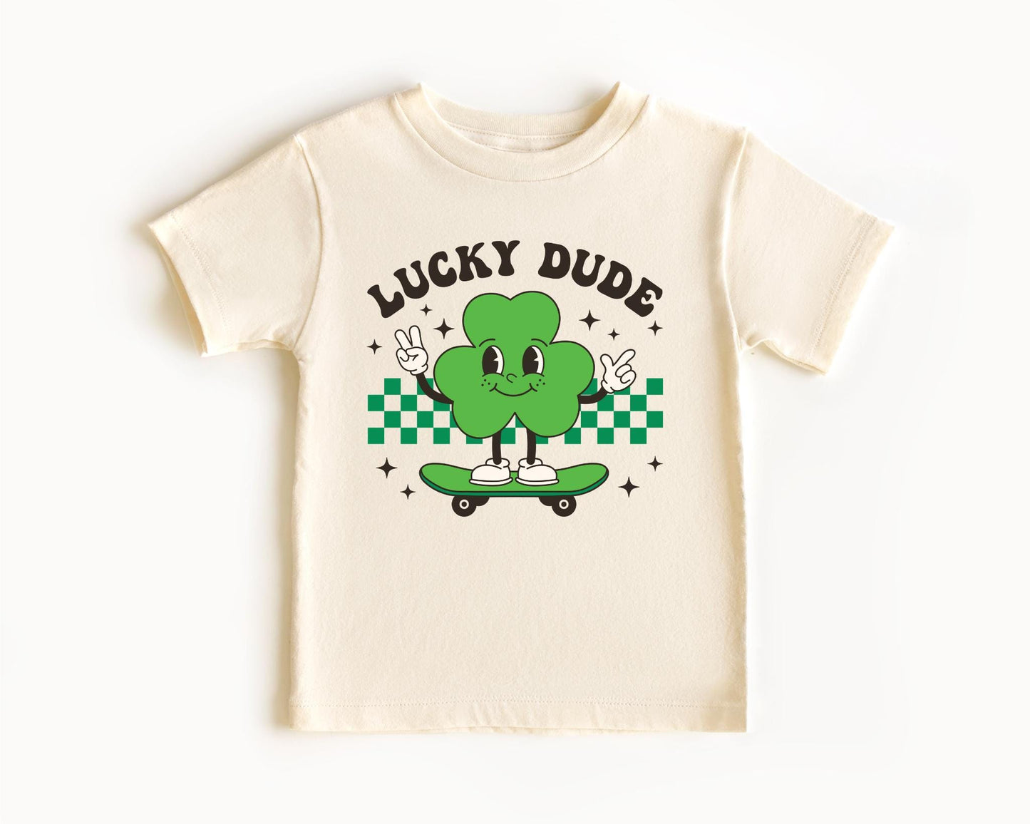 Lucky Dude Toddler Shirt Retro St Patrick39s Day Tee Cute Toddler Irish Kids Shirt Irish Gift for St Pattys Day Cute St Patrick39s Tee Graphic Tee – Fan Favorite · High-Quality Print
