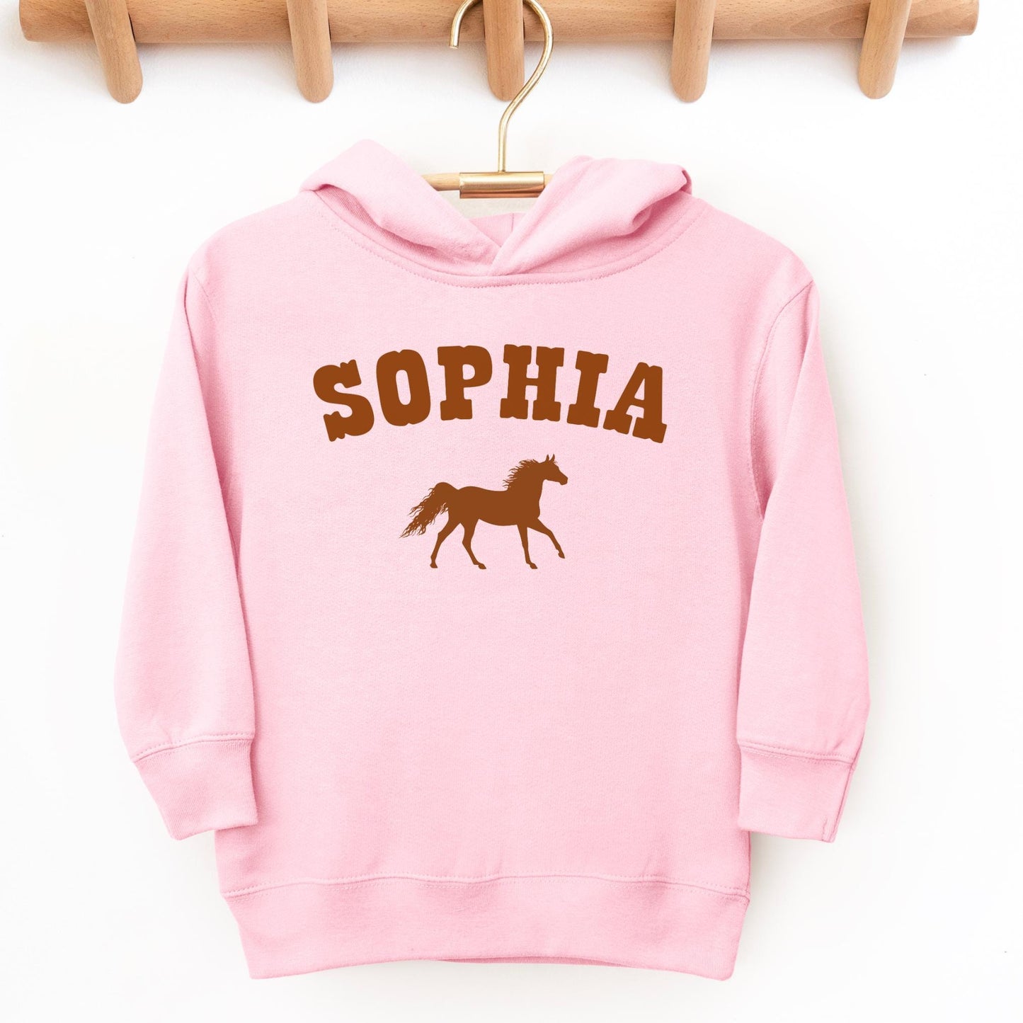 Horse Hoodie for Girls Personalized Toddler Hoodie Sweatshirt Toddler with Name Hoodie Little Girls Personalized Name Shirt Girls Horse Gift Hoodie – Everyday Comfort · Perfect For Daily Wear