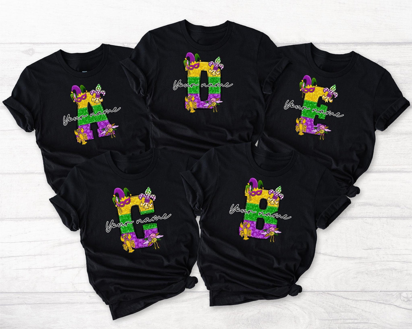 Personalized Family Shirt Custom Mardi Gras With Name Mardi Gras Family ShirtsMardi Gras Carnival Tee Fat Tuesday Tshirt Parade Shirt Graphic Tee – Fan Favorite · Trending Graphic Apparel