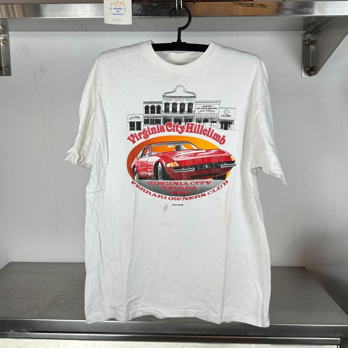 Vintage 1988 Ferrari Owners Club Virginia City single stitch T shirt Vintage Ferrari Tshirts Vintage Formula 1 Tshirts Racing Tees Graphic Tee – Warm & Stylish · Must-Have Style