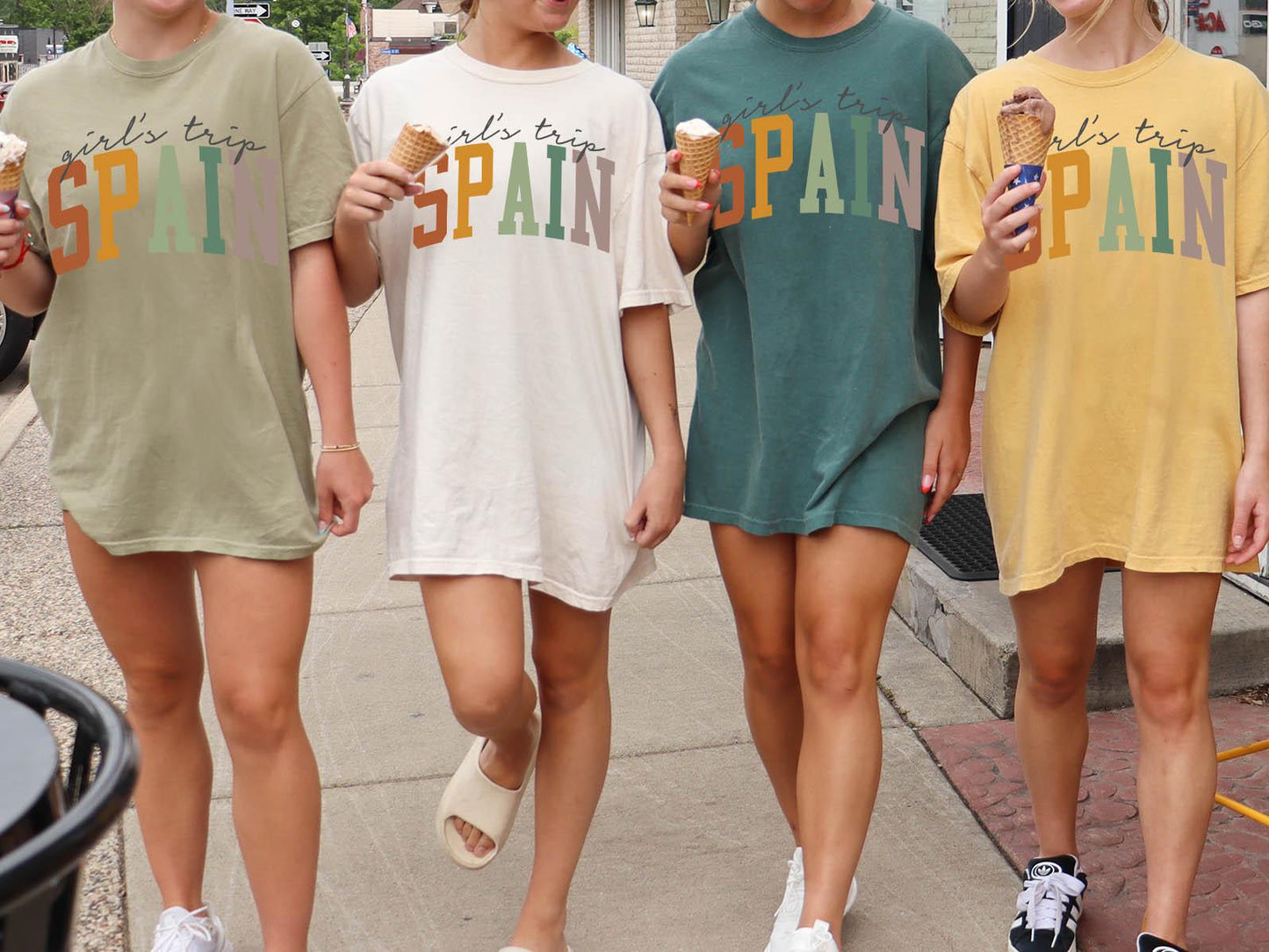 Spain Shirt Spain Tshirts Girls Trip Shirts Vacation T Shirt Matching Group Tshirt Friends Tee for Women Graphic Tee – Bold Style · Great Gift For Fans