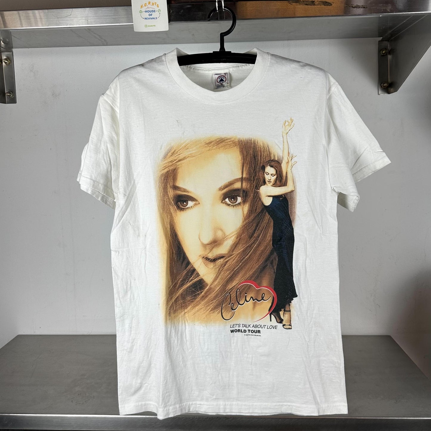 Vintage 1999 Celine Dion Lets Talk About Love World Tour Concert Promo Medium T shirt Vintage Music Tshirts Vintage Music Shirt Graphic Tee – Premium Graphic · Perfect For Daily Wear