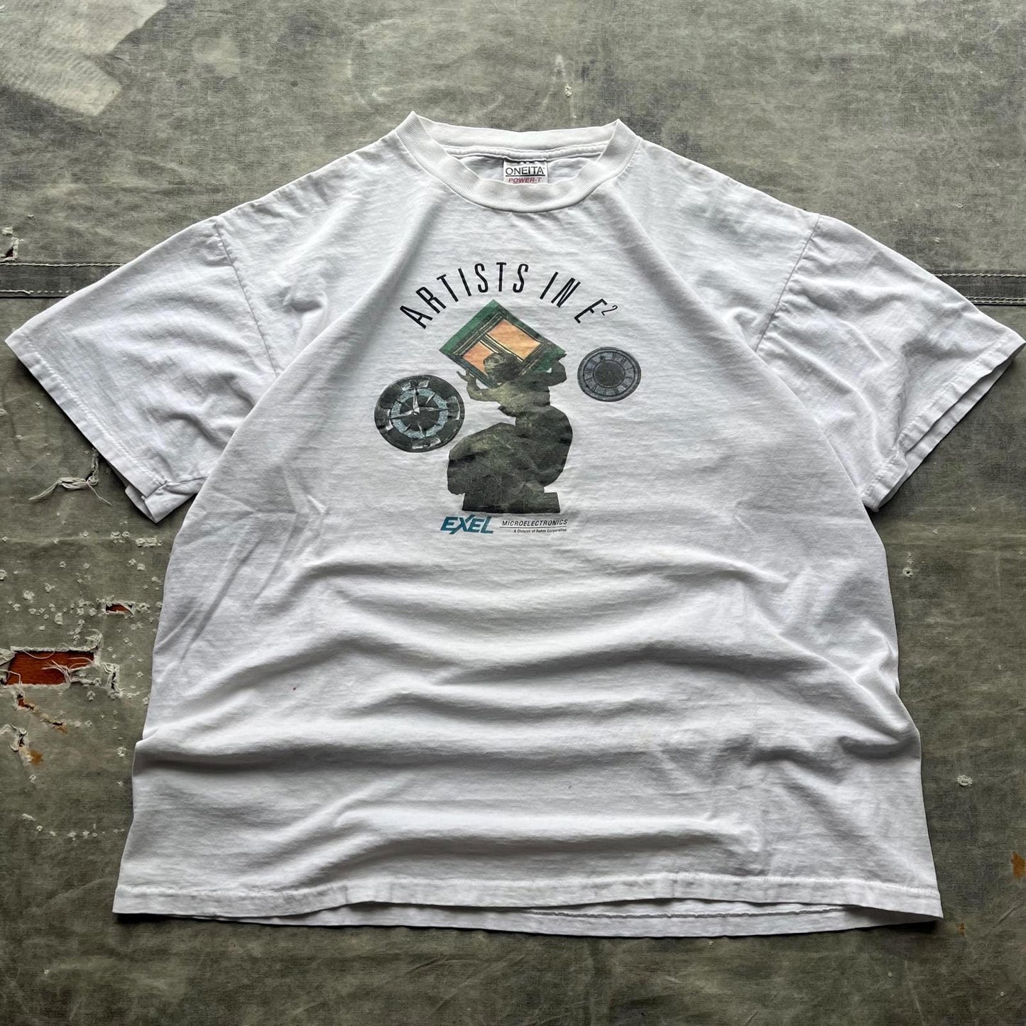 Vintage 90s Sculpture Excel Art Collage Unique Shirt Graphic Tee – Easygoing Wear · Trending Graphic Apparel