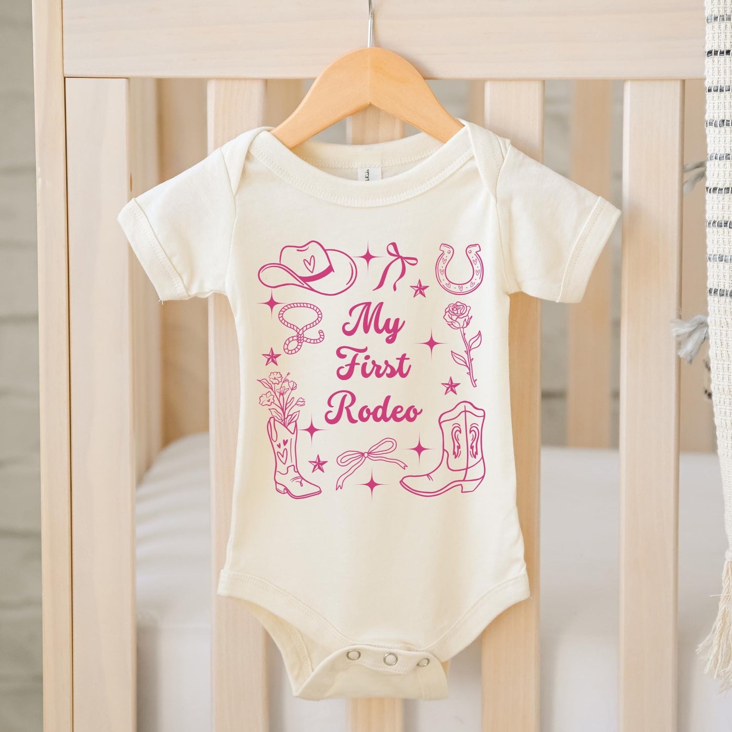First Rodeo Birthday Bodysuit Girl 1St Rodeo Birthday Shirt Girl My First Rodeo Girl Shirt Western Birthday Baby Girl Outfit 1St Birthday Graphic Tee – Cozy Vibes · Top Pick For Any Outfit