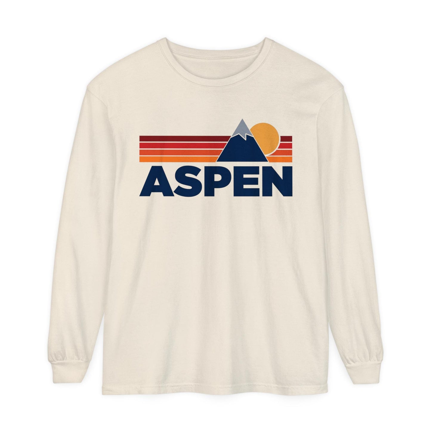 Aspen Colorado Long Sleeve TShirt Retro Mountain Unisex Aspen Unisex Garmentdyed Long Sleeve TShirt Graphic Tee – Feel-Good Design · Trending Graphic Apparel