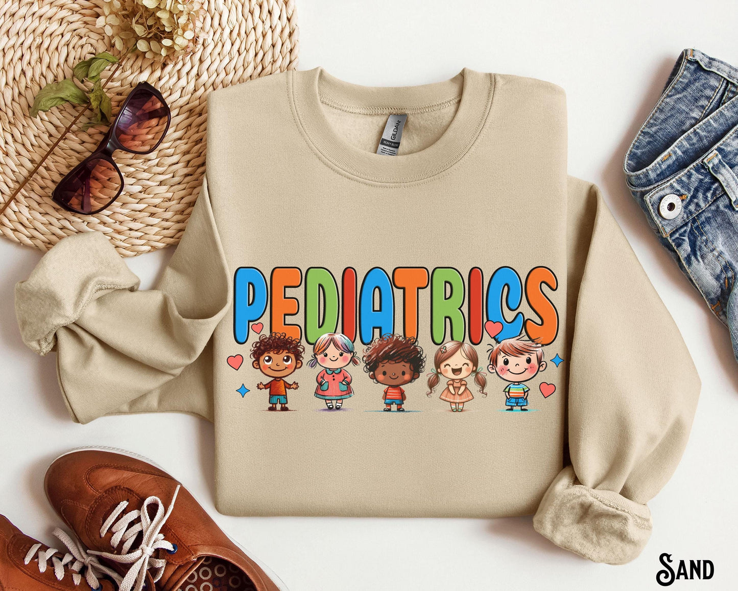 Pediatrics Sweatshirt PEDS Sweater Pediatric Nurse Crewneck Children PICU Doctor Pediatric RN Sweatshirt Gift for Pediatric Nurse Sweatshirt – Aesthetic Look · Top Pick For Any Outfit