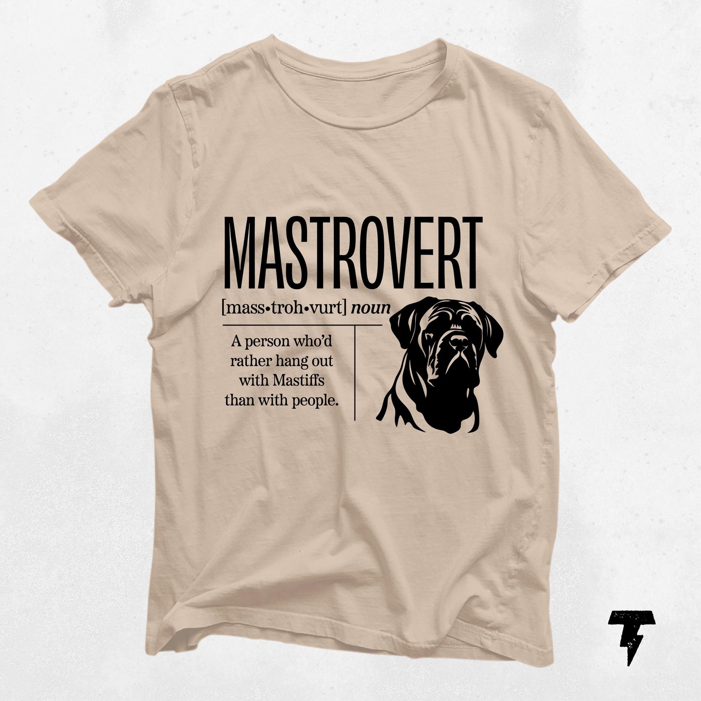 Mastrovert Shirt for Dog Lovers Bull Mastiff Gift English Mastiff Owner Apparel Great Gift for Him or Her Graphic Tee – Bold Style · Trending Graphic Apparel