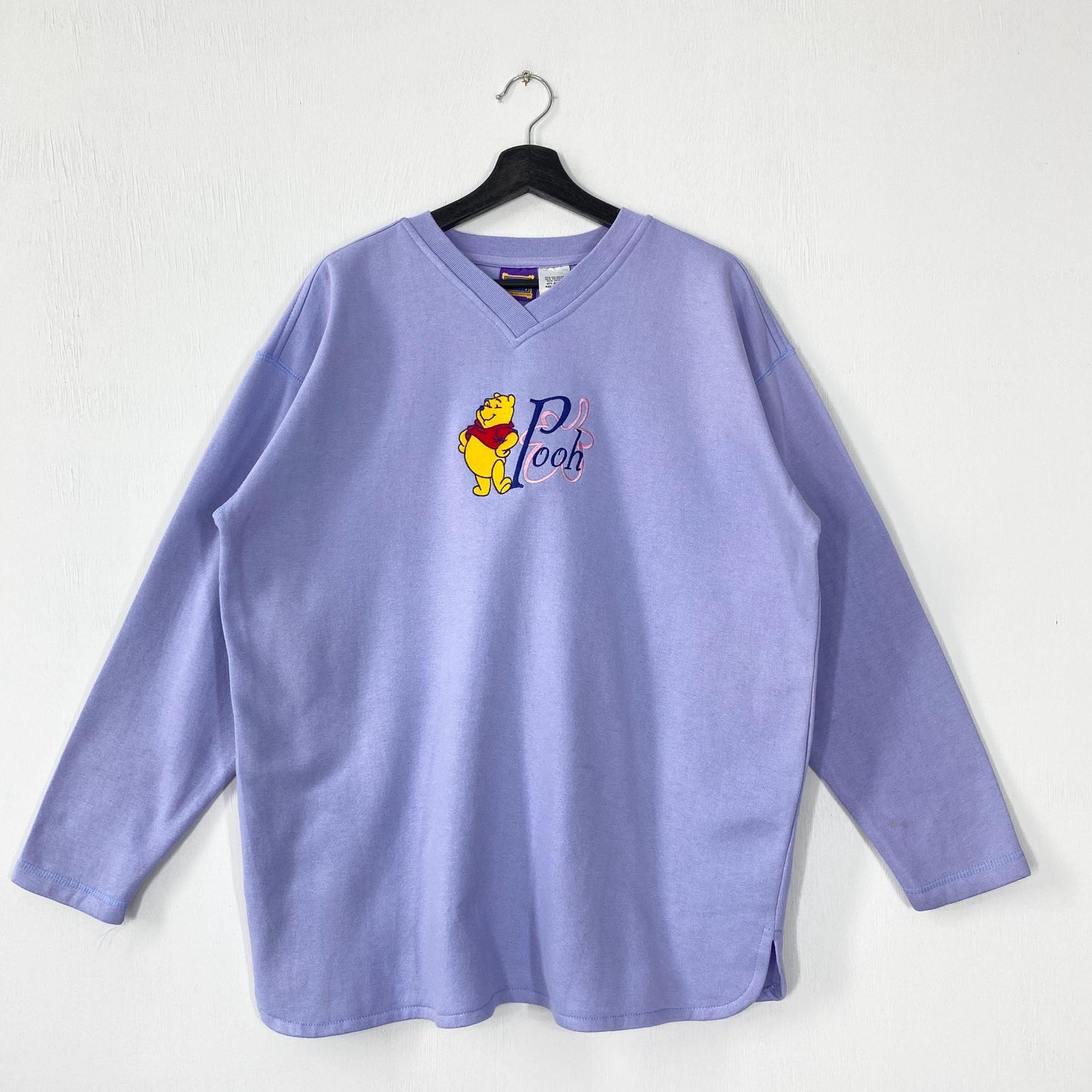 Vintage 90s Winnie The Pooh Sweatshirt Pooh Crewneck Disney Eeyore Pooh Sweater Pullover Piglet Goofy Donald Duck Embroidered Logo Large Sweatshirt – Cozy Vibes · Great Gift For Fans