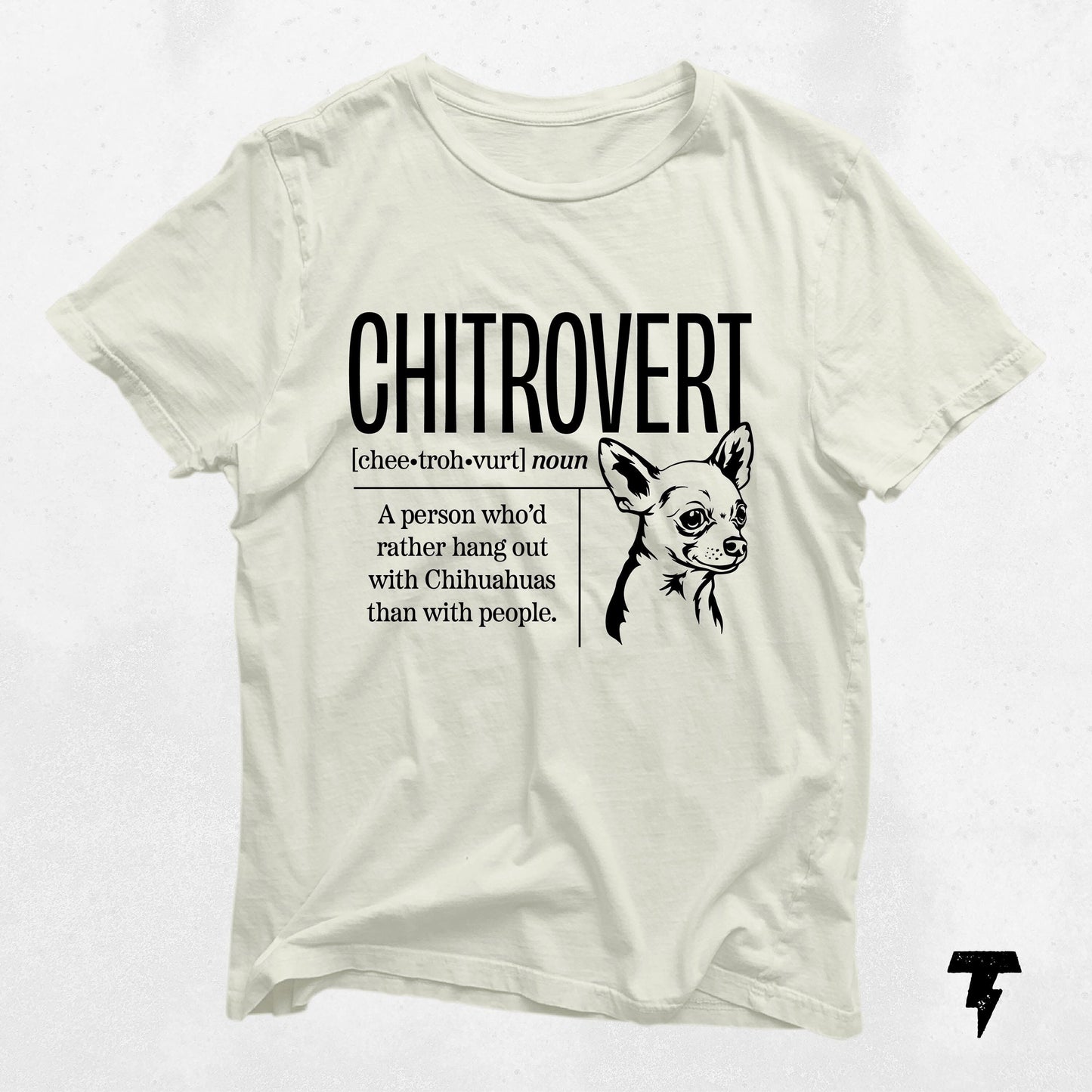 Chitrovert Shirt Funny Dog Mom Tee Chihuahua Lover Gift Dog Owner Shirt Dog Lover Apparel Cute Pet Owner T Shirt Graphic Tee – Everyday Comfort · High-Quality Print