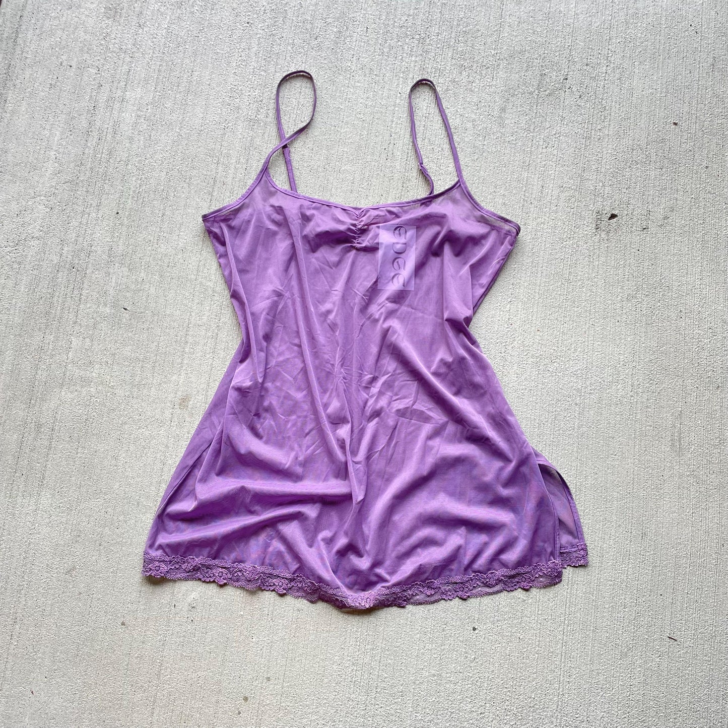 2001 Sz M Y2K Victoria39s Secret Sheer Purple Slip Dress Graphic Tee – Fan Favorite · Perfect For Daily Wear