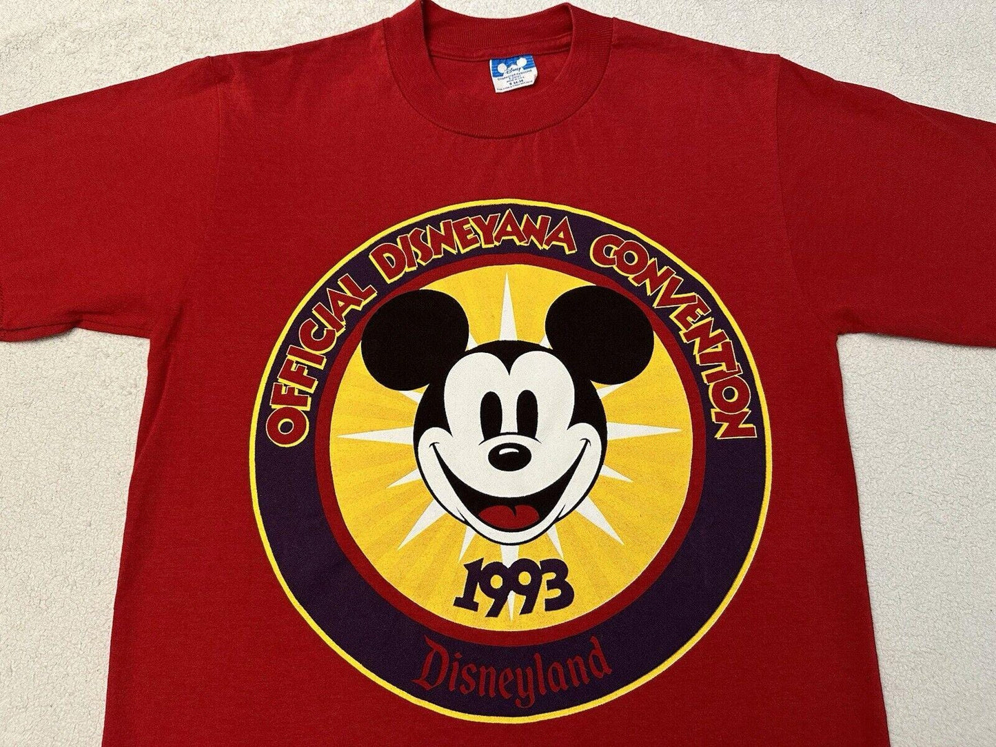 Vintage 1990 90s 1993 Disneyana Convention Disneyland Mickey Event T Shirt S NEW Graphic Tee – Warm & Stylish · Great Gift For Fans