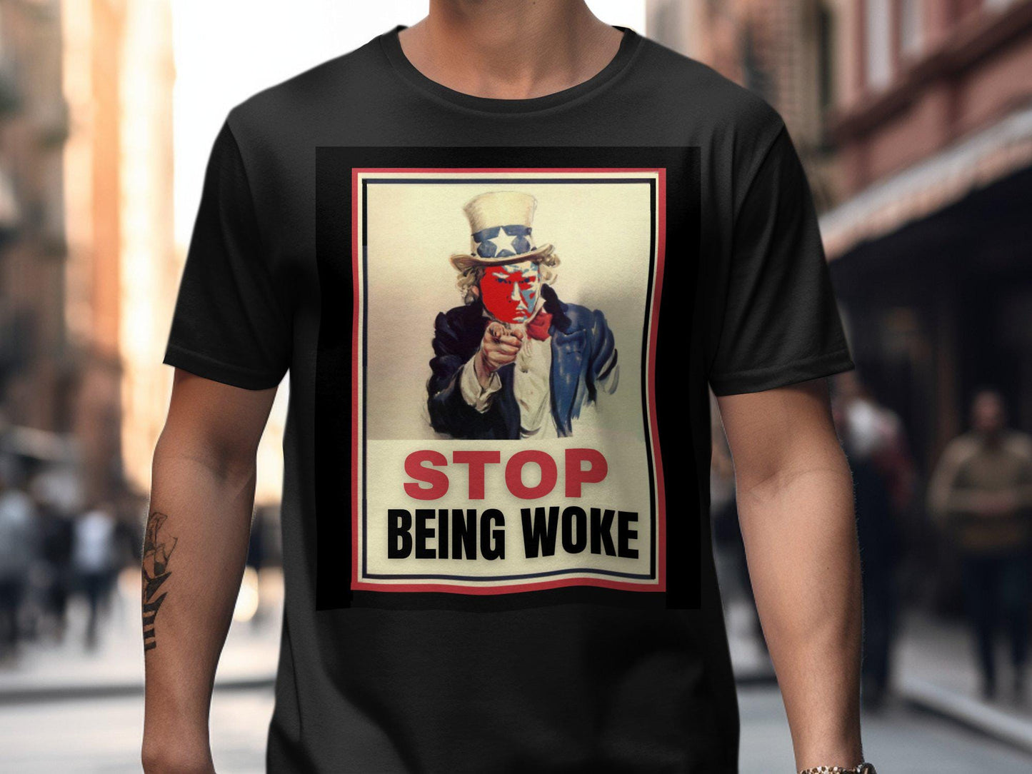 Stop Being Woke T Shirt Graphic Tee – Fan Favorite · Must-Have Style