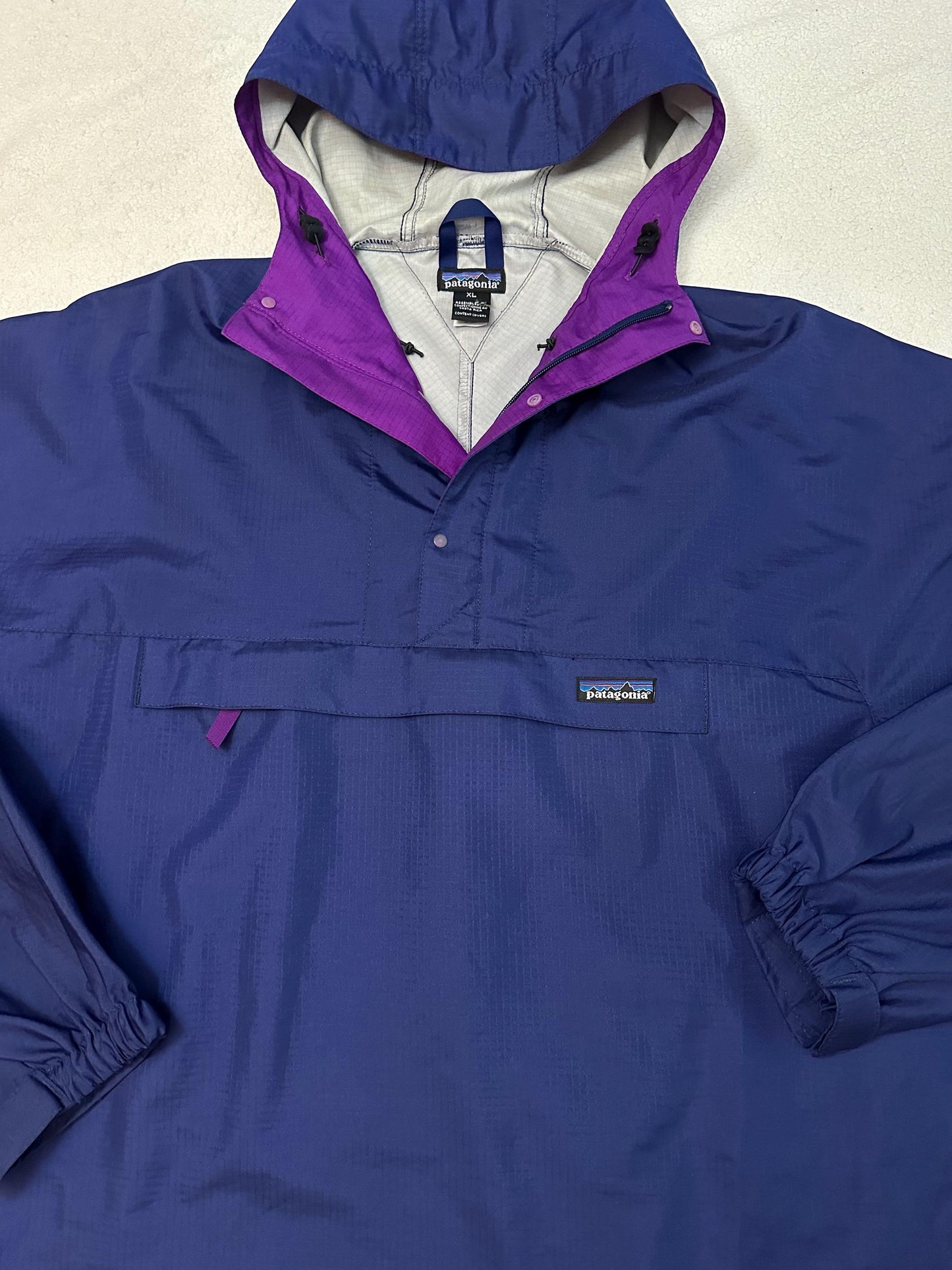 Vintage 1990s 90s Patagonia Half Zip Anorak Smock Pullover Windbreaker XL NEW Graphic Tee – Aesthetic Look · Perfect For Daily Wear