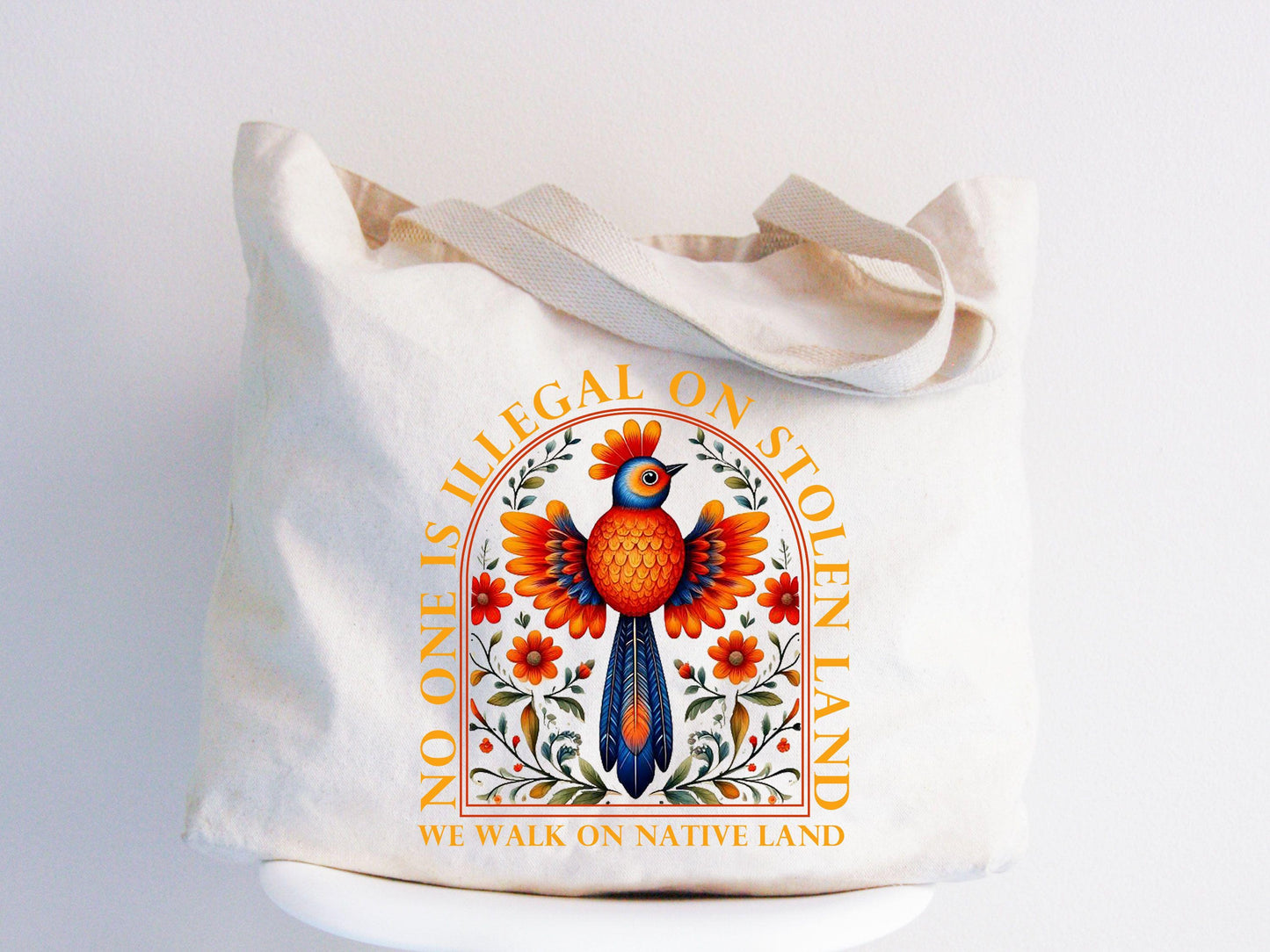No One Is Illegal On Stolen Land Tote Bag Social Justice Tote Anti Racism Bag Activist Protest Bag Native American Bag Equality Tote Tote Bag – Feel-Good Design · Must-Have Style