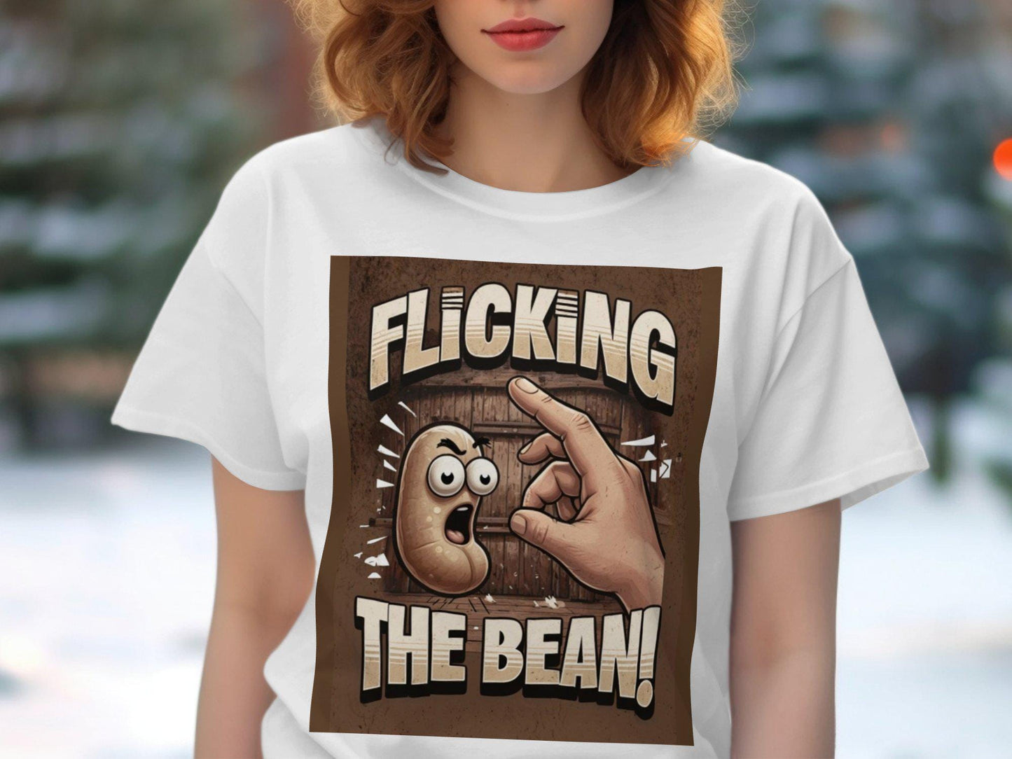 Flicking The Bean Funny T Shirt Humorous Graphic Tee Sarcastic Novelty Shirt Comical Design Apparel Witty Casual Top Graphic Tee – Fan Favorite · Must-Have Style