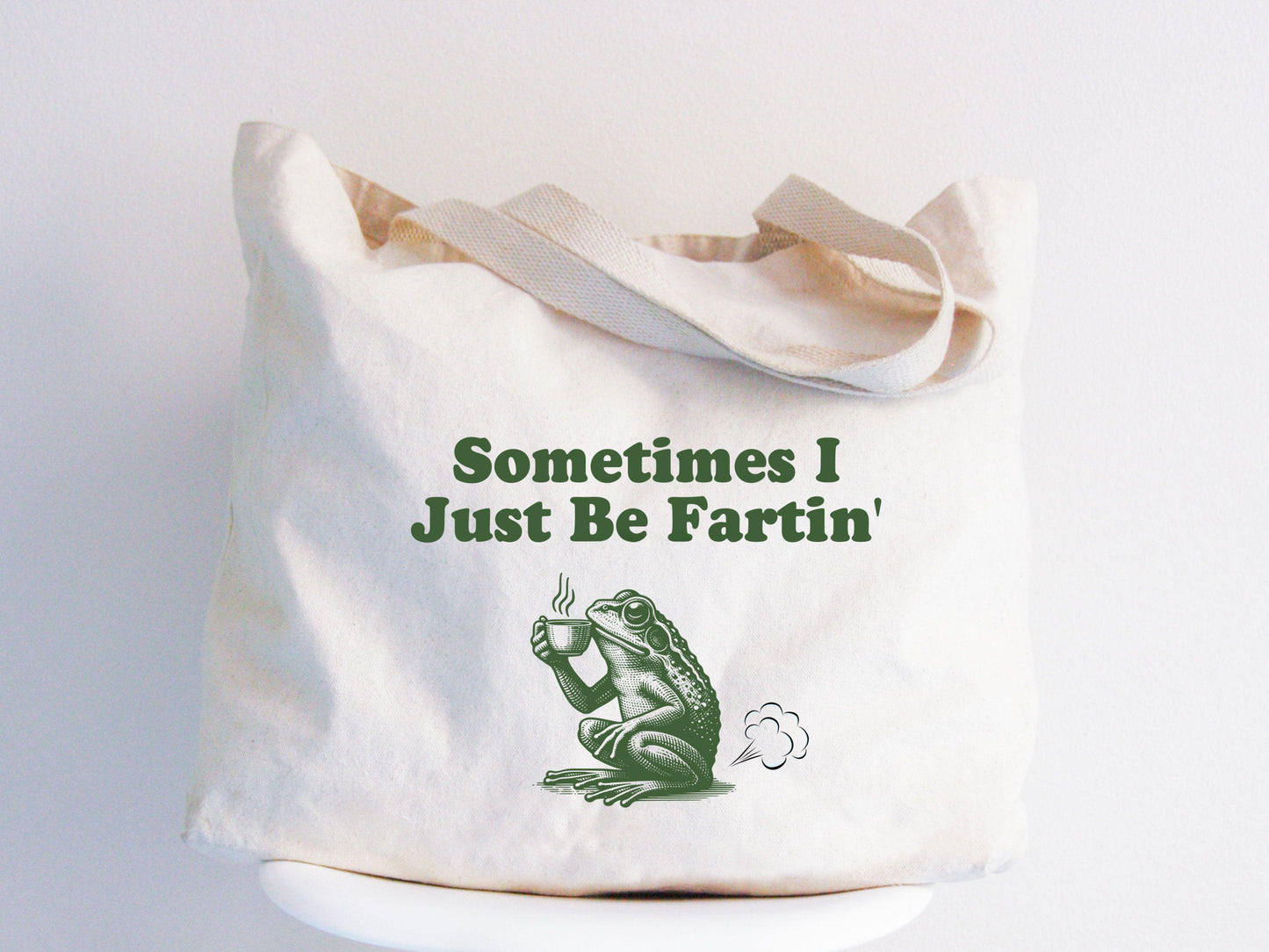 Funny Frog Cotton Canvas Tote Bag Eco Friendly Shopping Bag Gift for Friends Beach Bag Reusable Grocery Tote Humor Tote Bag – Cozy Vibes · Top Pick For Any Outfit