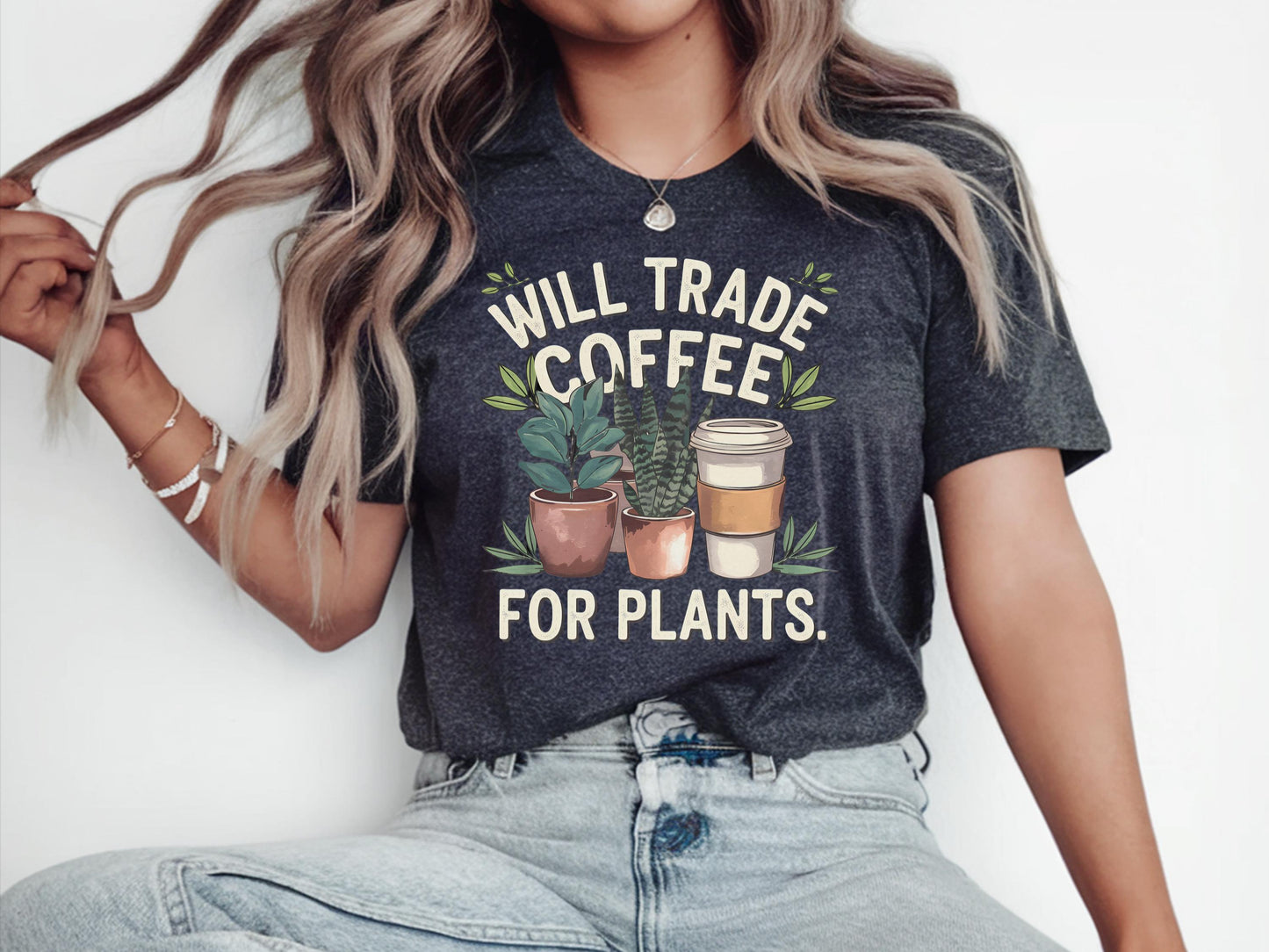 Plant Lover Shirt Coffee Lover Shirt Botanical Shirt Gardener Shirt Funny Gift for Coffee Lover Garden Tee Plants Lover Gift Graphic Tee – Cozy Vibes · Trending Graphic Apparel