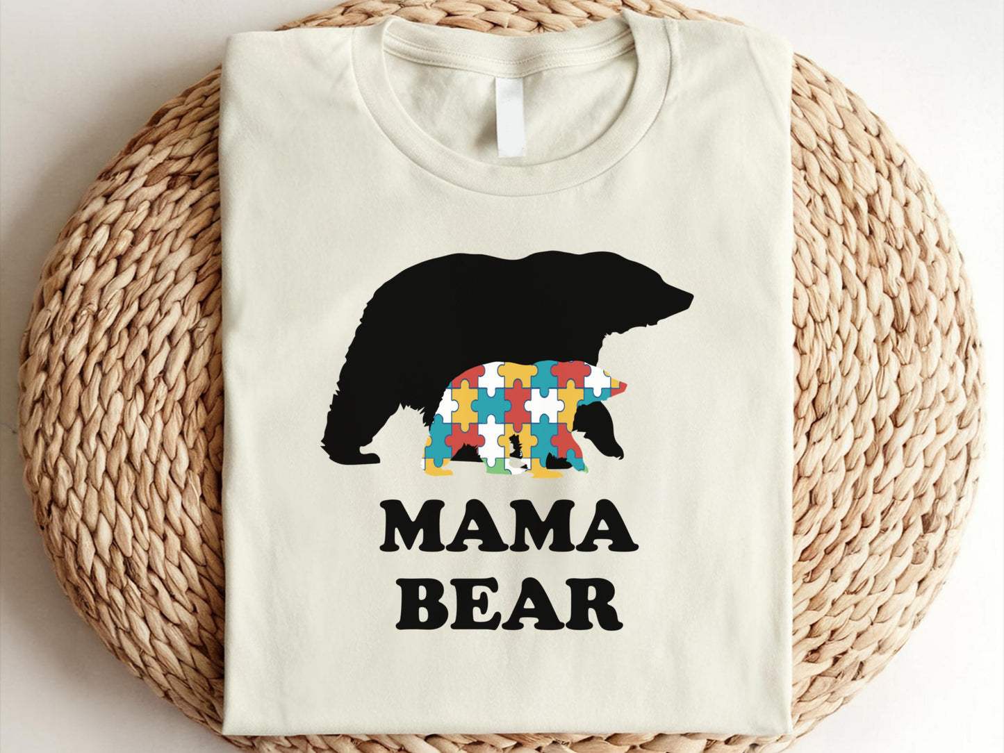 Autism Mama Bear Shirt Autism Awareness Shirt Mom Autism Awareness Shirt Autism Shirts Mom Special Ed Mom Shirt Autism Mother Shirt Graphic Tee – Aesthetic Look · Perfect For Daily Wear