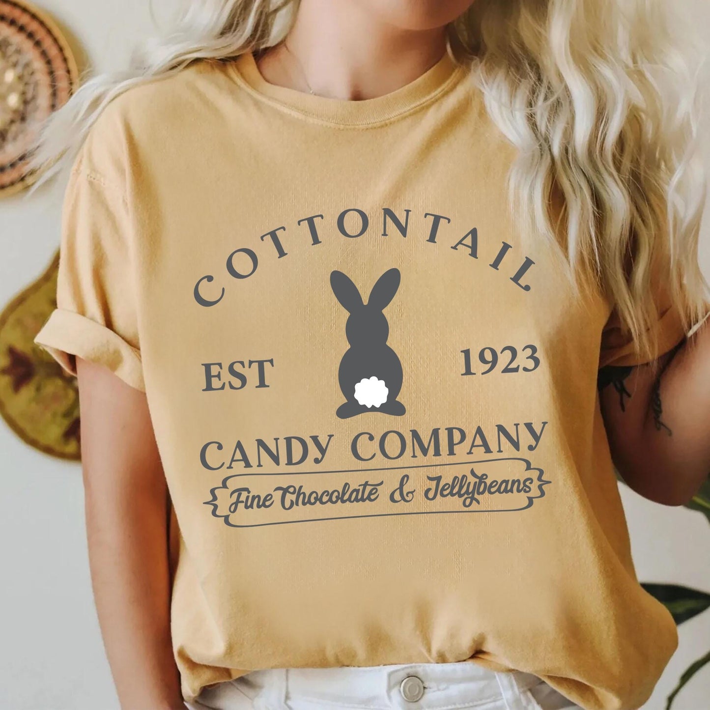 Cottontail Candy Company Easter T Shirt Easter Shirt For Woman Carrot Shirt Easter Shirt Easter Family Shirt Easter Day Easter Sweater Graphic Tee – Easygoing Wear · Perfect For Daily Wear