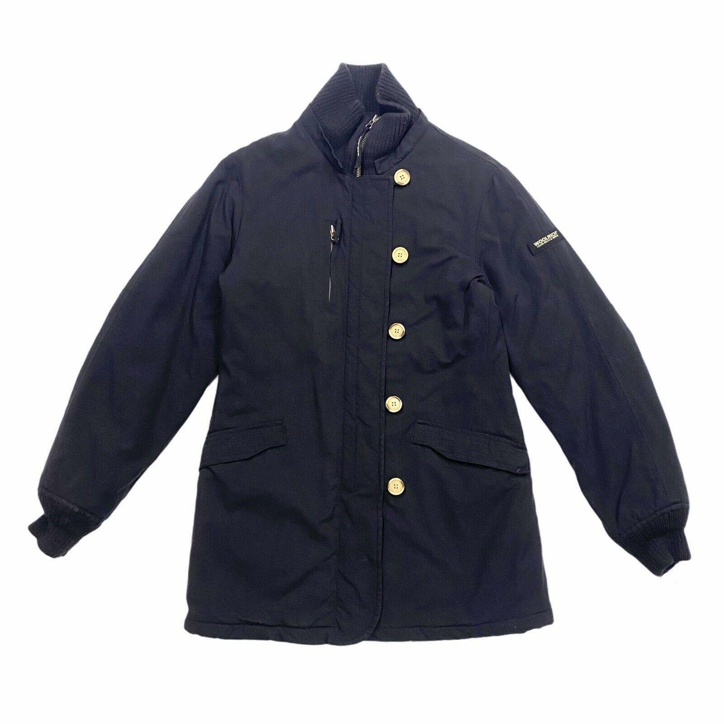 Woolrich Womens Quilted Jacket Vintage Designer XS Black Collared Outdoor Coat Graphic Tee – Premium Graphic · Top Pick For Any Outfit