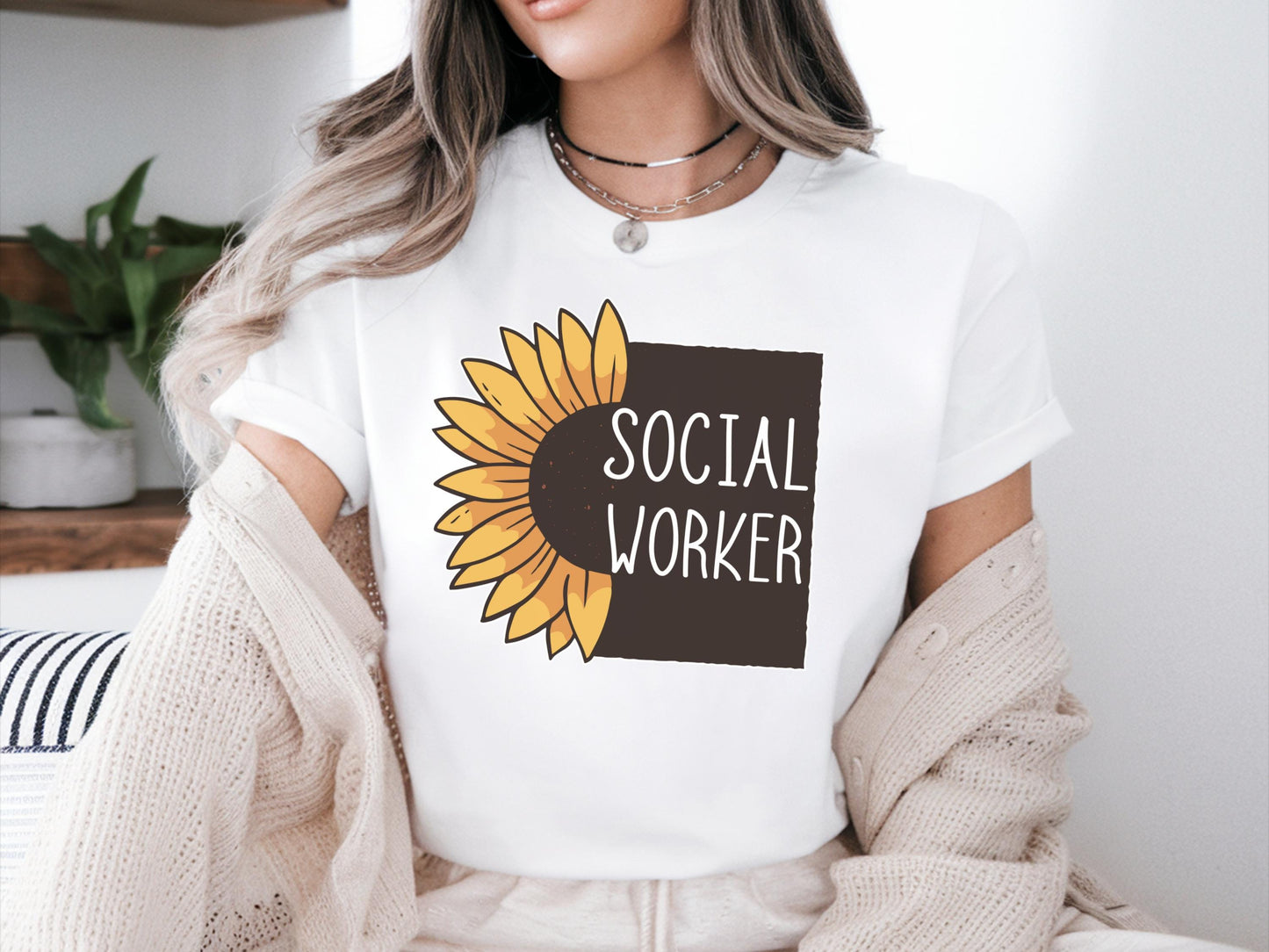 Social Worker Shirt Social Worker Therapist Shirt Social Worker Shirt Gift School Shirt Therapist Social Worker Gift For Her Graphic Tee – Easygoing Wear · High-Quality Print
