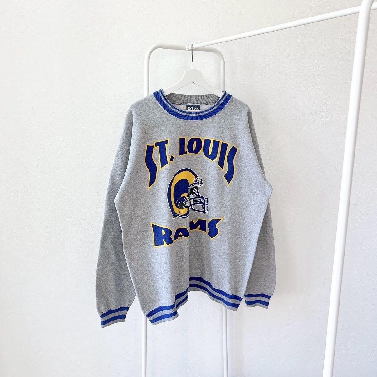 Vintage 90s ST Louis Rams football Made in USA Lee sport gray sweatshirt L Sweatshirt – Everyday Comfort · Trending Graphic Apparel