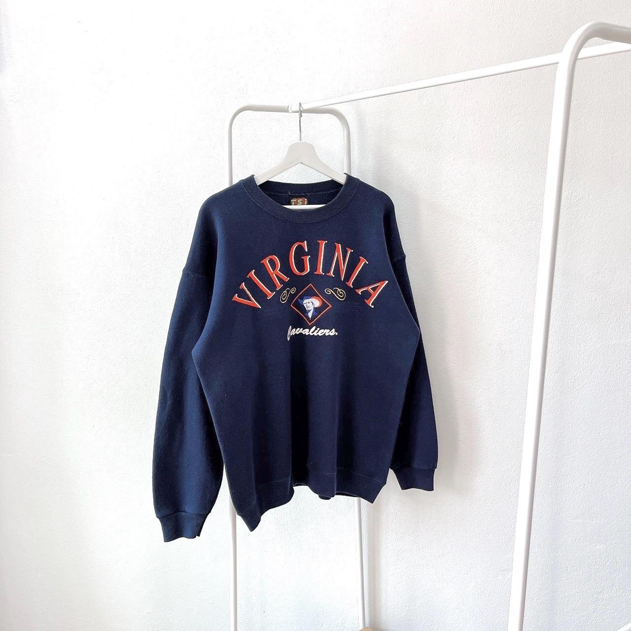 Vintage 90s Virginia Cavaliers Made in USA vintage TSI blue sweatshirt XL Sweatshirt – Soft Feel · Trending Graphic Apparel