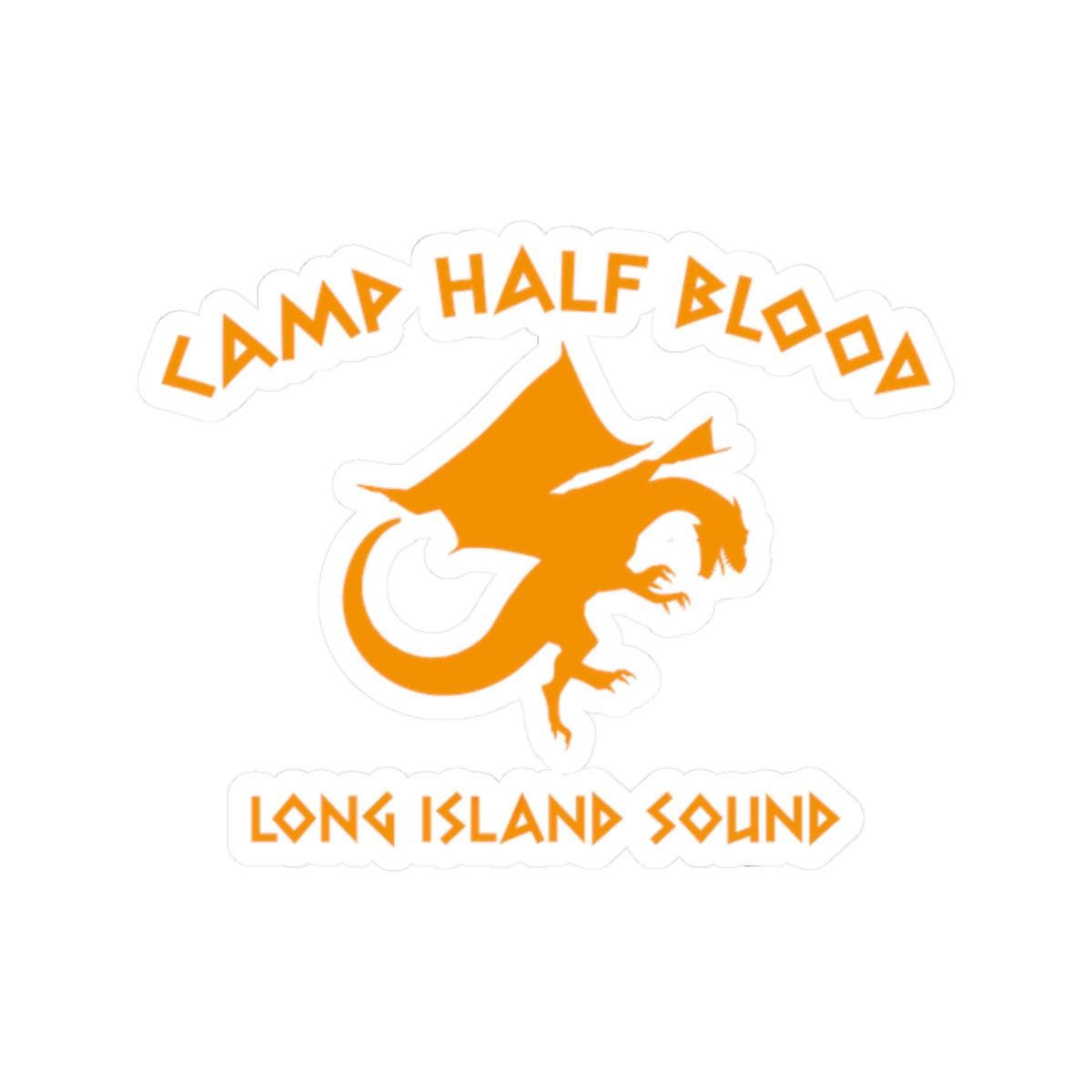 Camp Half Blood Kiss Cut Stickers Magical Sticker for Demigod Fans Camp Gifts Waterproof Laptop Decor Percy Jackson Theme Graphic Tee – Bold Style · Perfect For Daily Wear