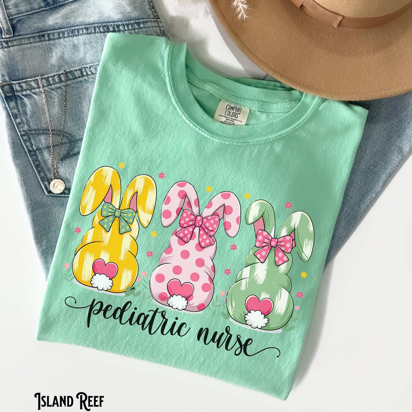 Pediatric Nurse Easter Shirt PEDS Easter Tee RN LPN Easter Bunnies Pediatrics Easter T shirt Pediatric Nurse Gift Graphic Tee – Fan Favorite · Trending Graphic Apparel