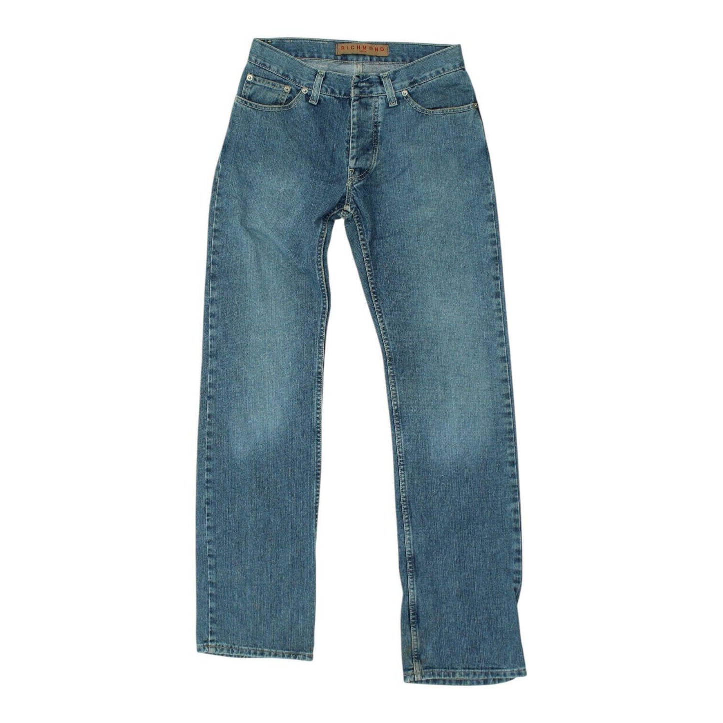 Richmond Womens Blue Jeans Vintage Straight Leg High End Casual Designer Denim Graphic Tee – Aesthetic Look · Great Gift For Fans