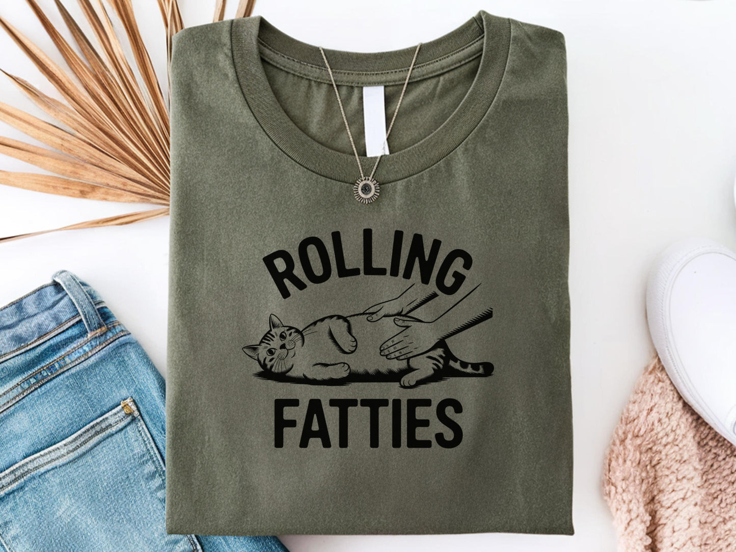 Rolling Fatties Cat Shirt Funny Shirt Cat Funny Fat Cat Shirt Cat Lovers Gift Fat Cat Shirt Rolling Fatties Shirt Funny Unhinge Shirt Graphic Tee – Soft Feel · High-Quality Print