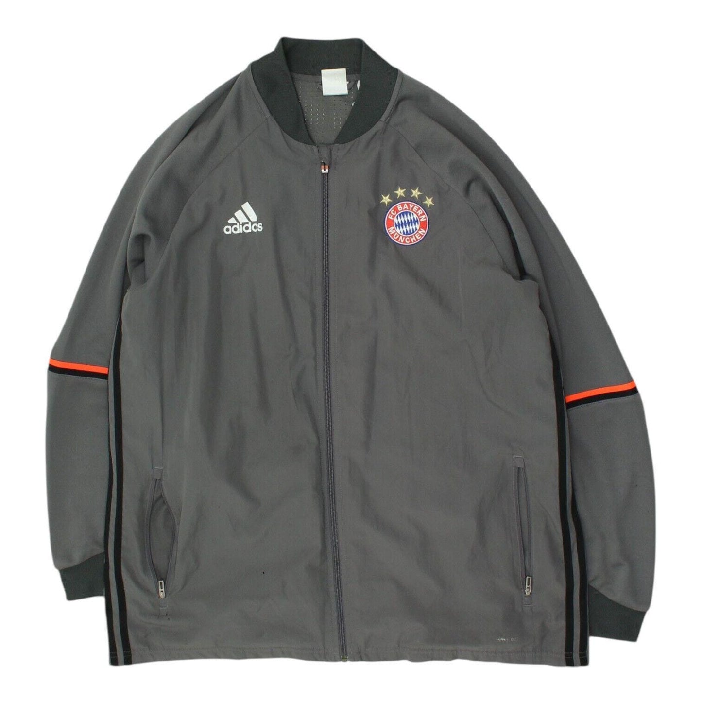 Bayern Munich Bomber Jacket Adidas Mens Grey German Football Sports Bundesliga Graphic Tee – Everyday Comfort · High-Quality Print